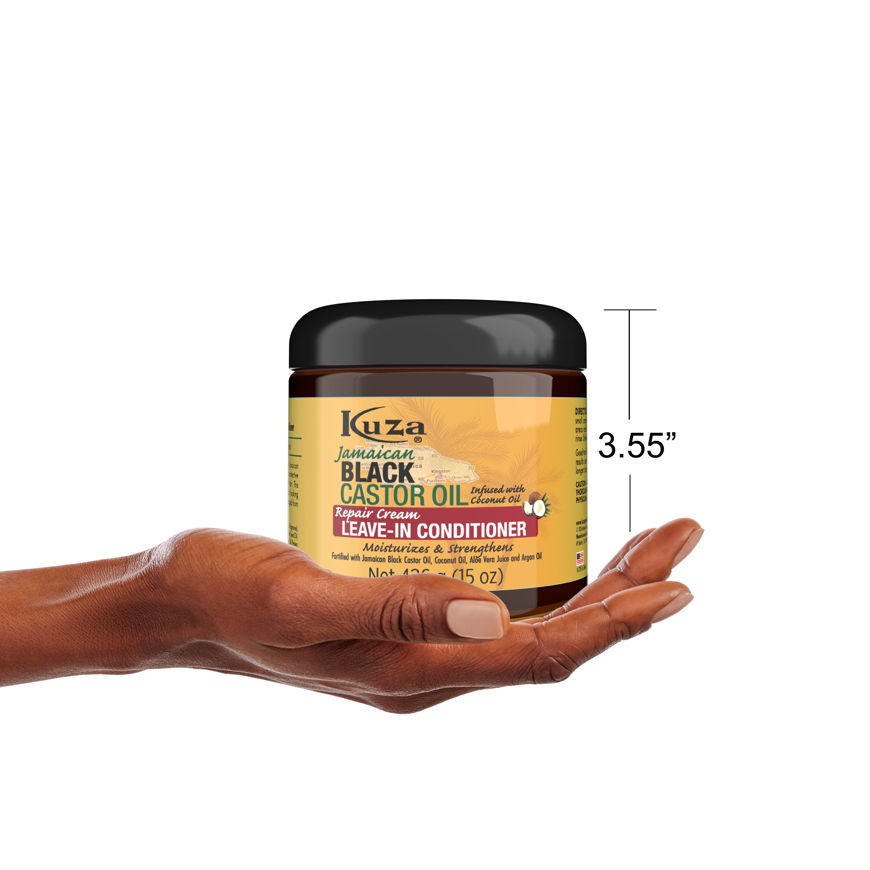 Kuza Jamaican Black Castor Oil balsamo leave-in 15 oz