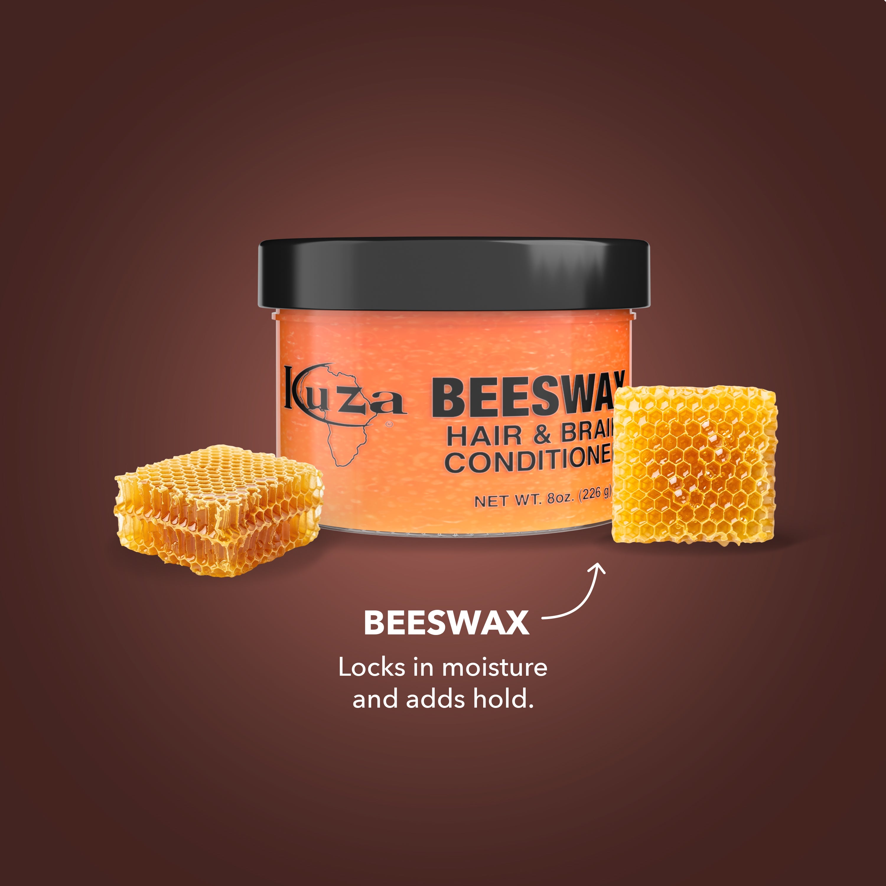 Kuza Beeswax Hair Braid Conditioner balsamo trecce 227 g cera d'api