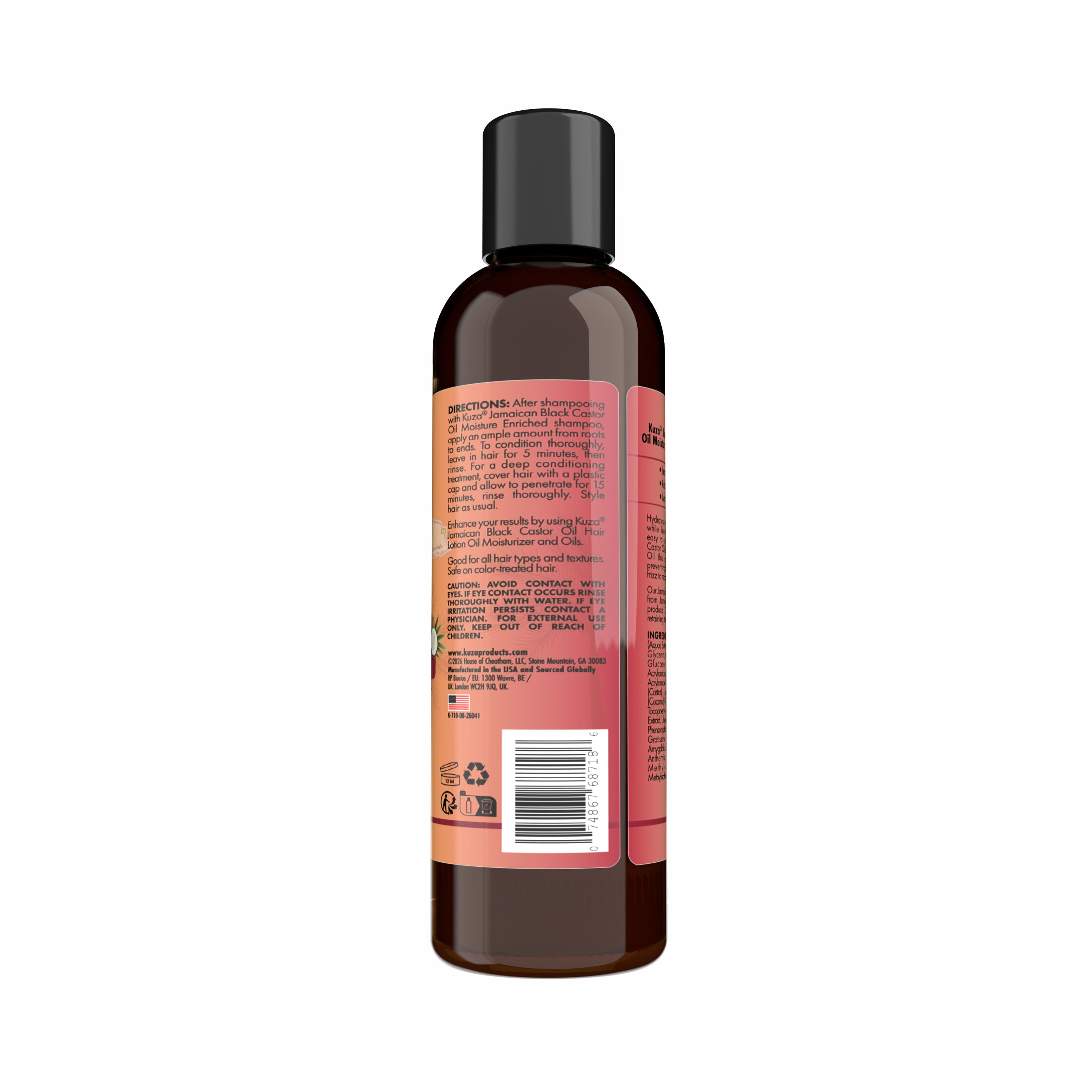 Kuza Jamaican Black Castor Oil balsamo 236 ml anticrespo