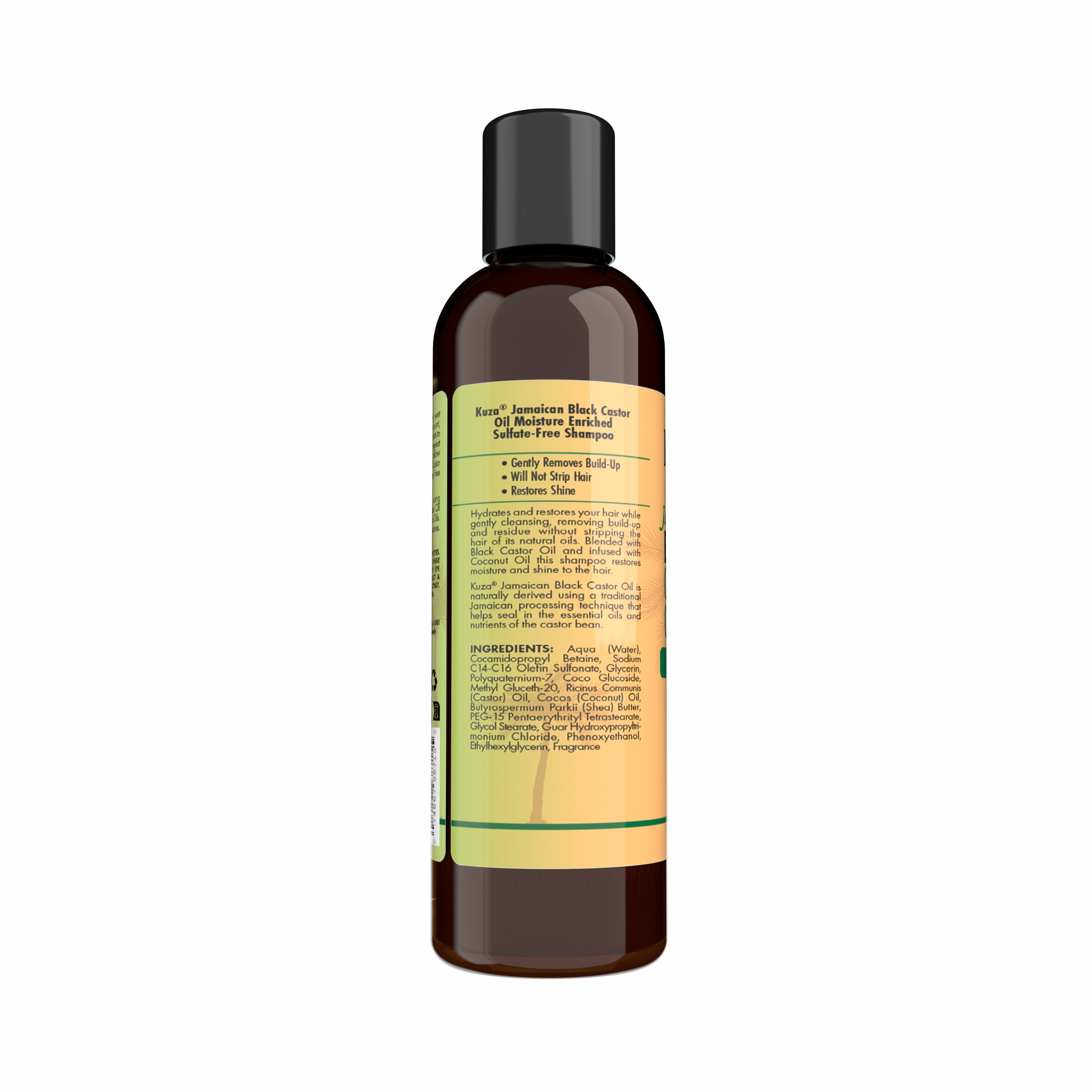 Kuza Jamaican Black Castor Oil shampoo capelli cocco 237 ml delicato