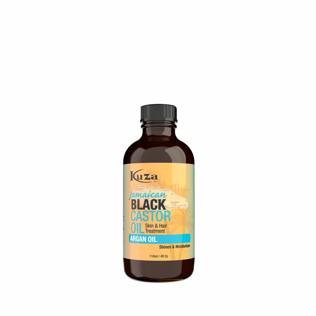 Kuza Jamaican Black Castor Oil Treatment olio capelli argan 118 ml anticrespo