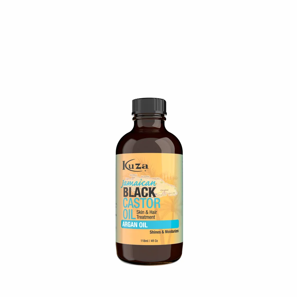 Kuza Jamaican Black Castor Oil Treatment olio capelli argan 118 ml anticrespo