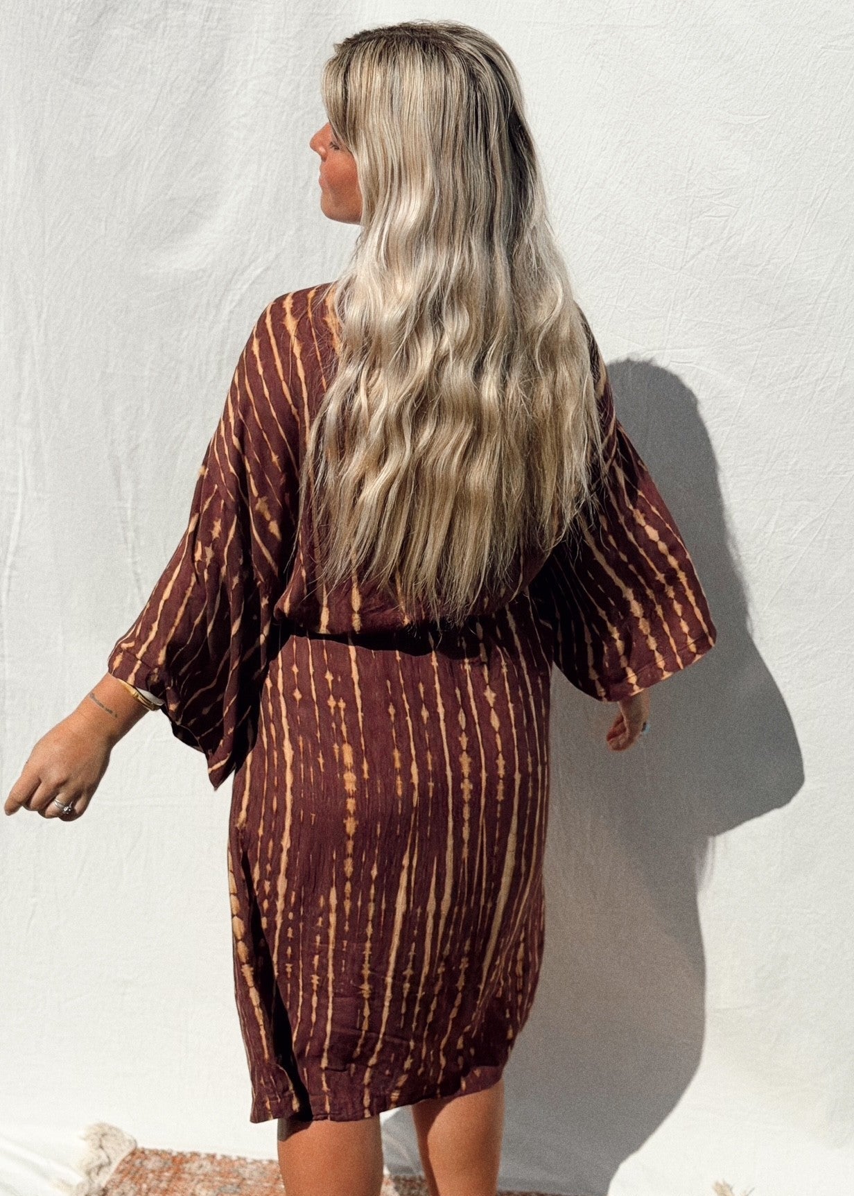 Gypsea Sol Gypsea Goddess Kimono tie-dye taglia unica