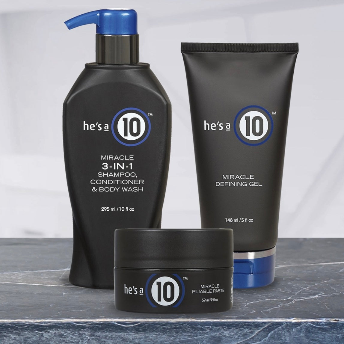 He's a 10 Miracle Defining gel capelli uomo 148 ml tenuta naturale
