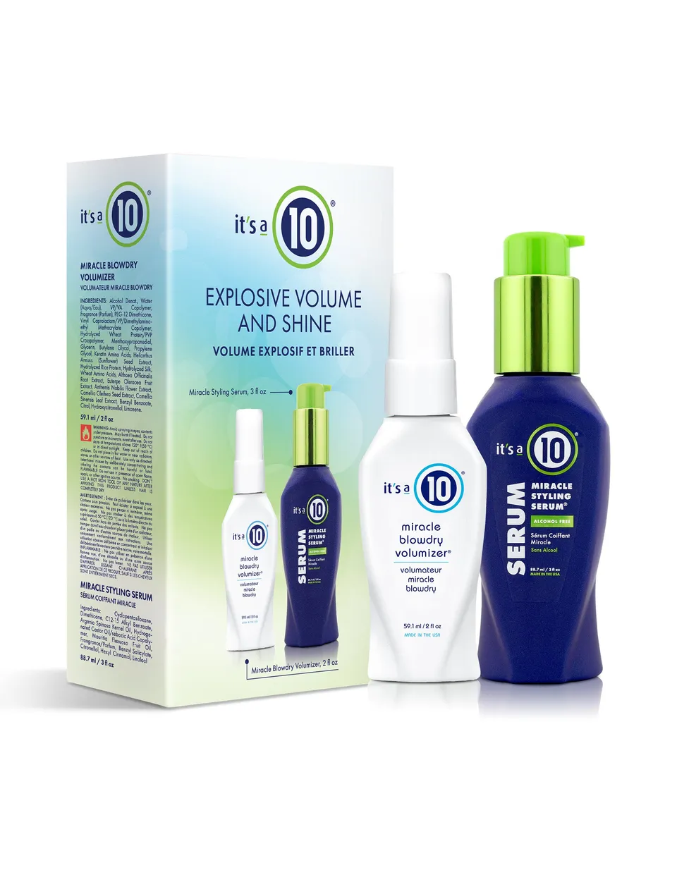 It's a 10 Miracle Volume e Shine Kit capelli 2 pezzi volumizzante