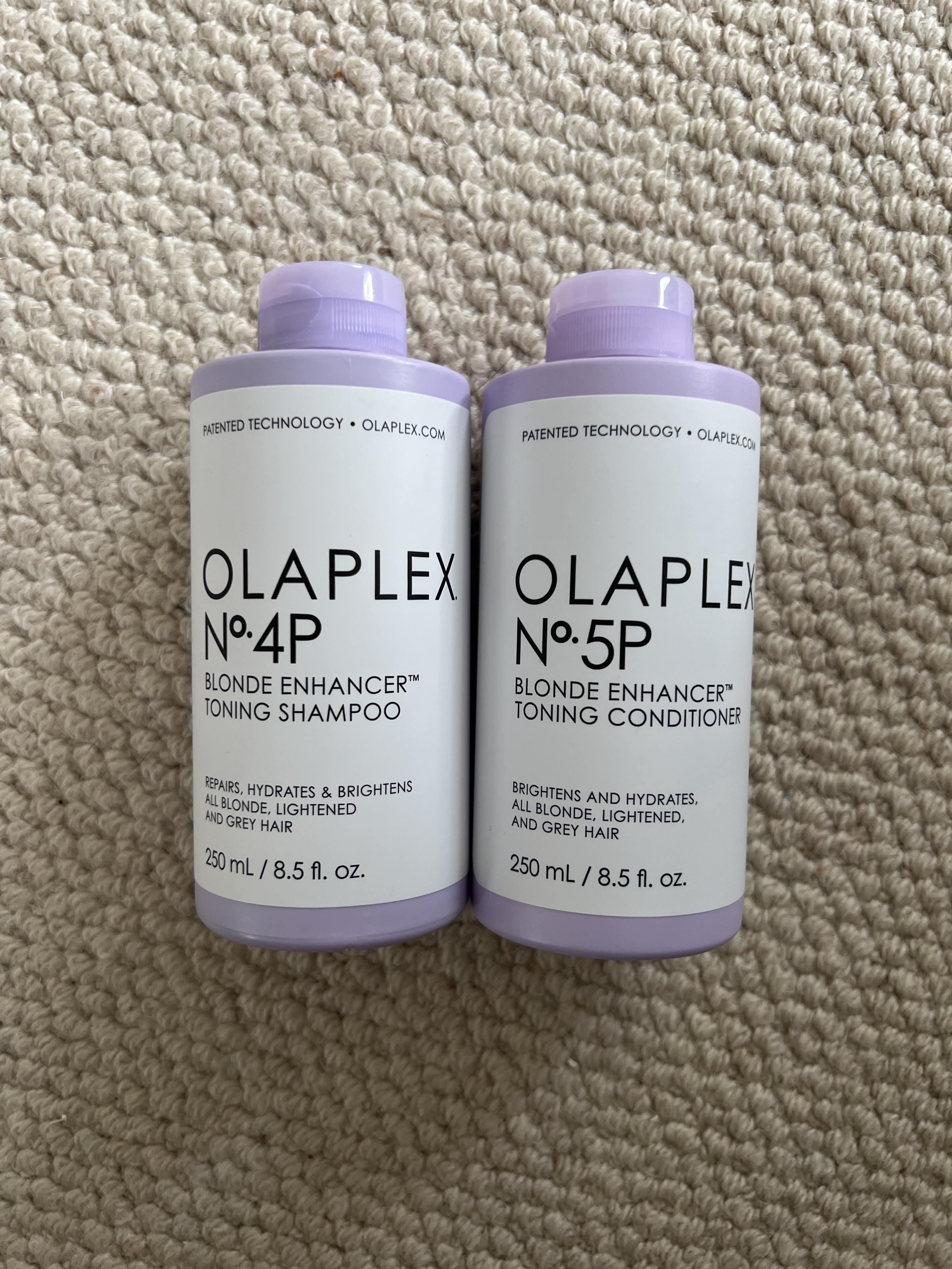 Olaplex Blonde Enhancer set litri shampoo balsamo viola