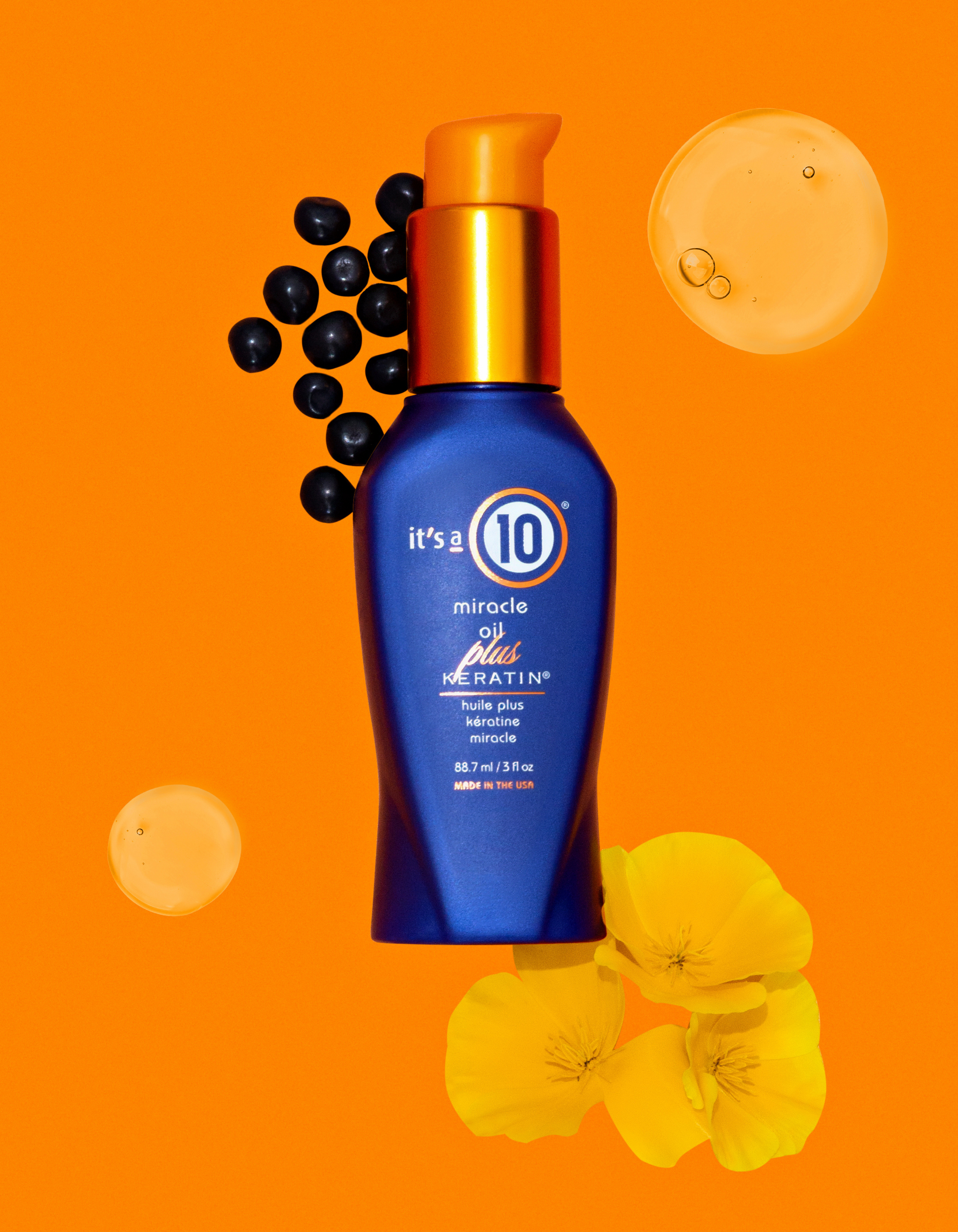 It's a 10 Miracle Styling Oil Plus Keratin olio capelli 3 oz cheratina