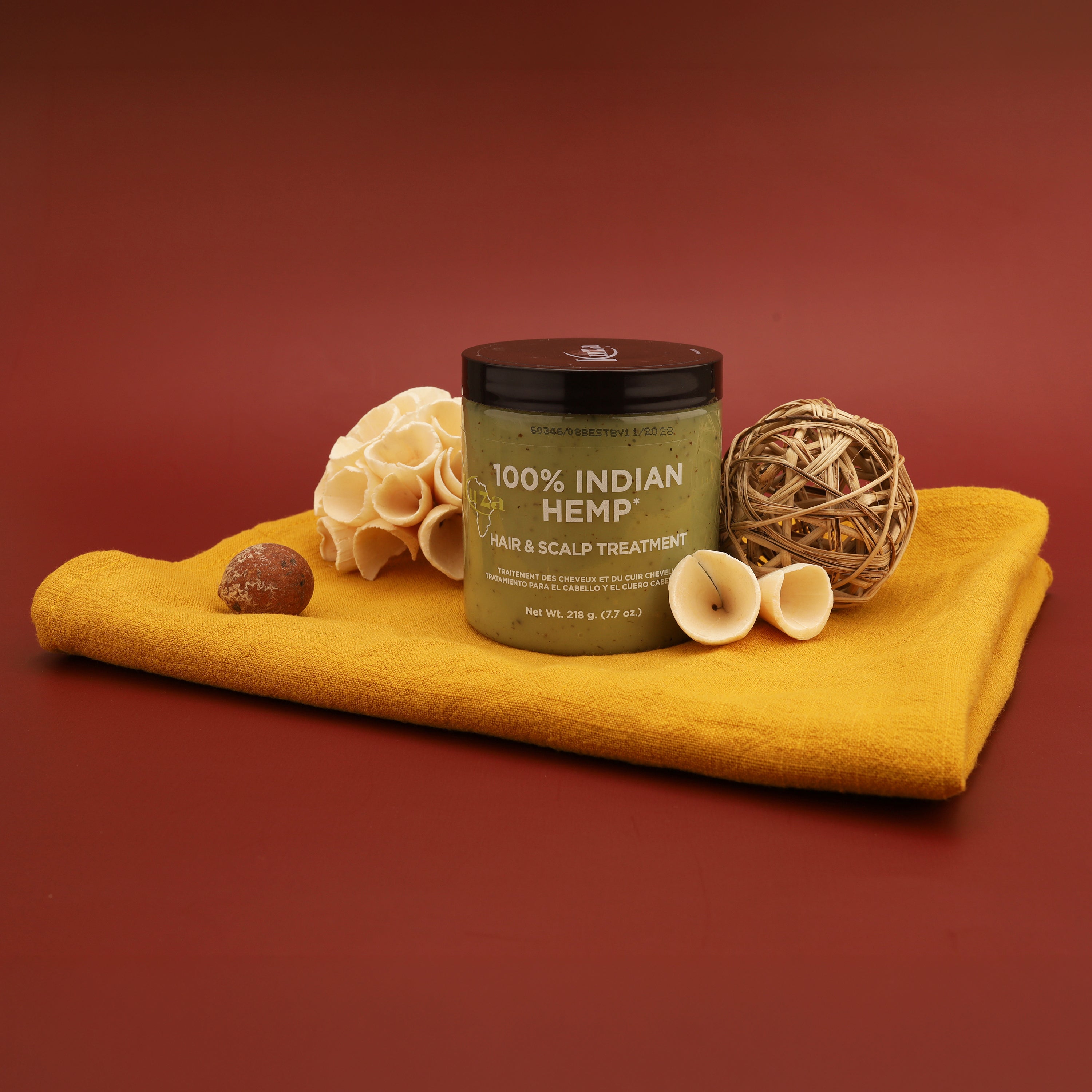 Kuza Indian Hemp 100% trattamento capelli 218 g ammorbidente