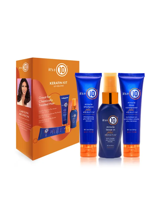 It's a 10 Miracle Keratin kit capelli viaggio 3x59 ml cheratina