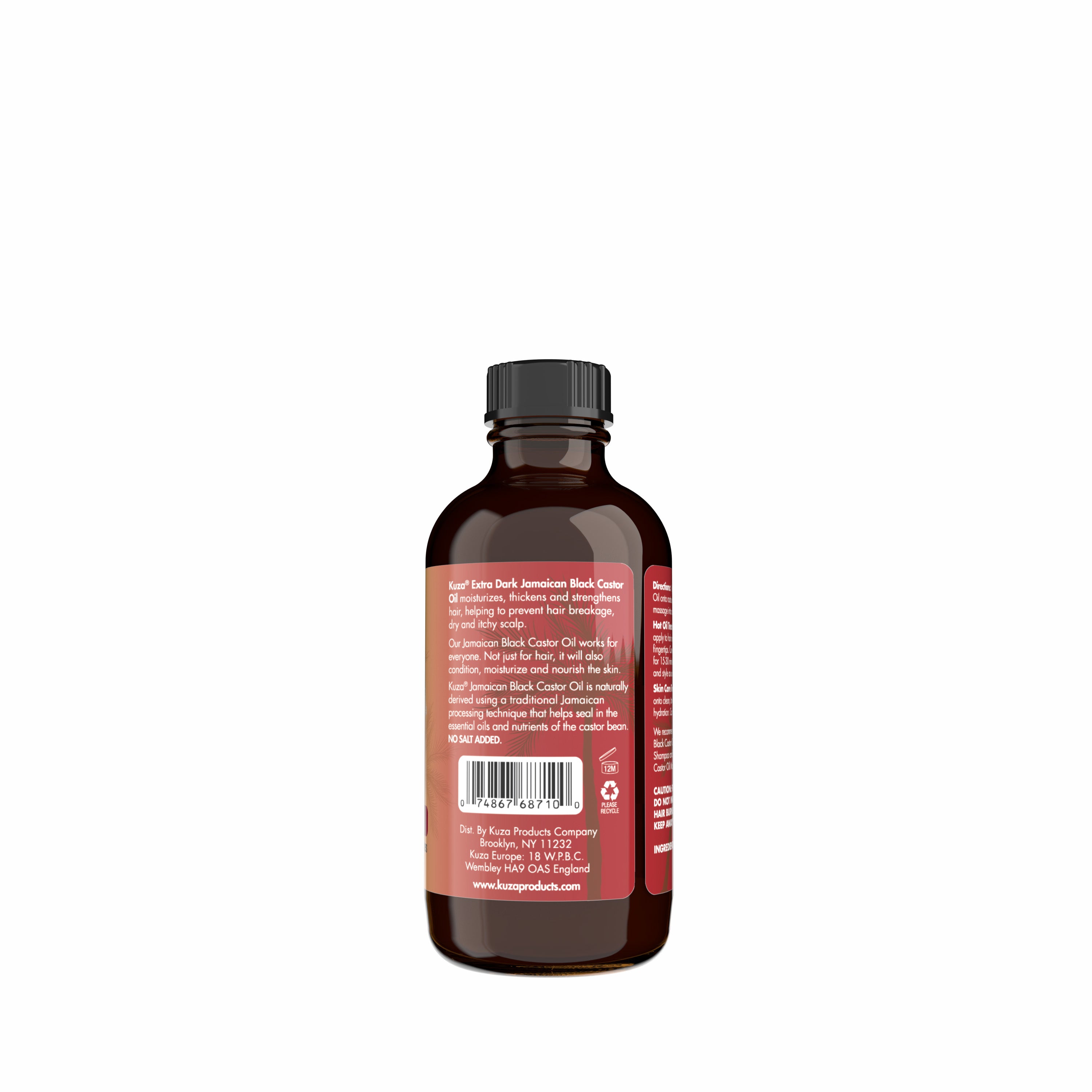 Kuza Jamaican Black Castor Oil Treatment olio capelli extra dark 118 ml