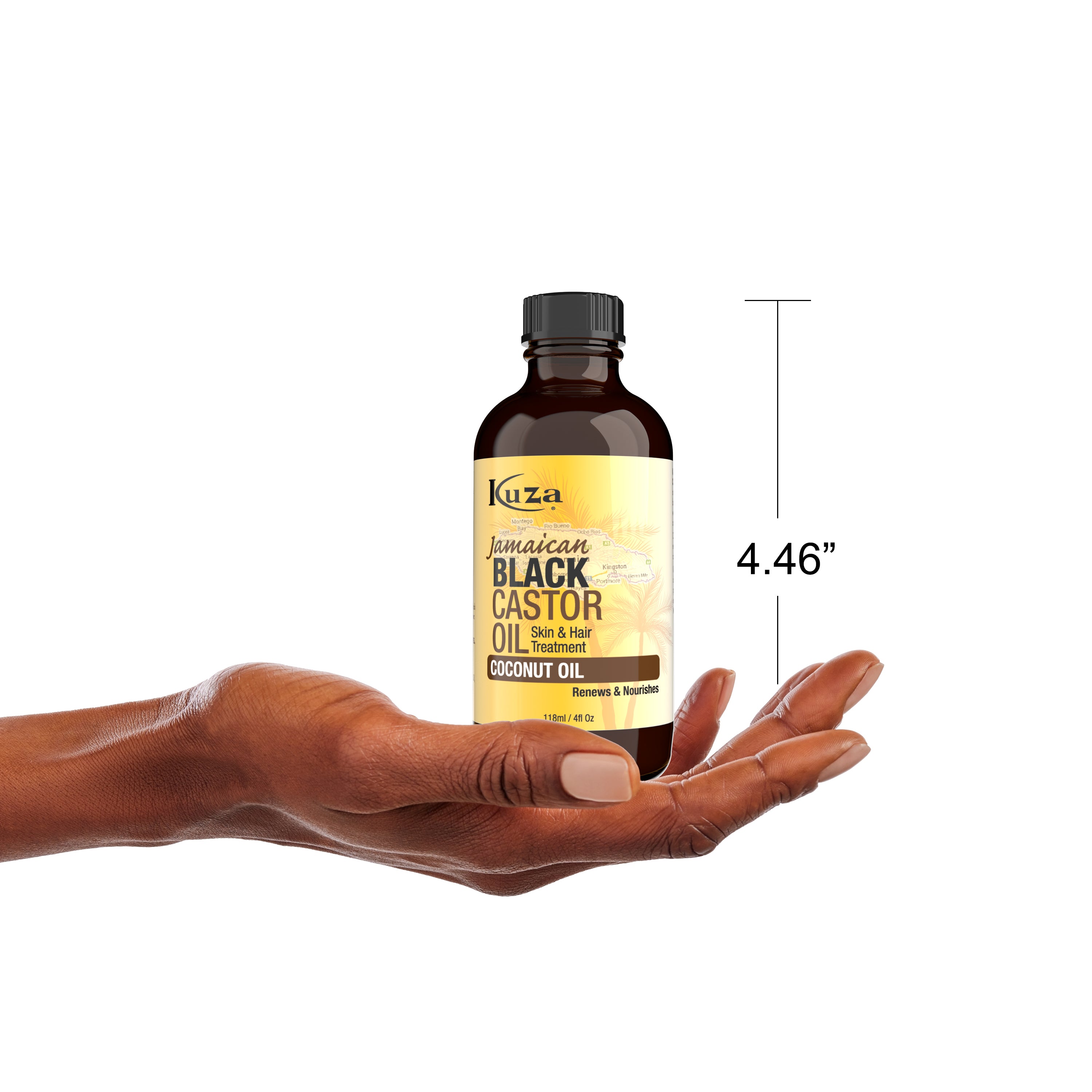 Kuza Jamaican Black Castor Oil olio cocco 118 ml nutriente