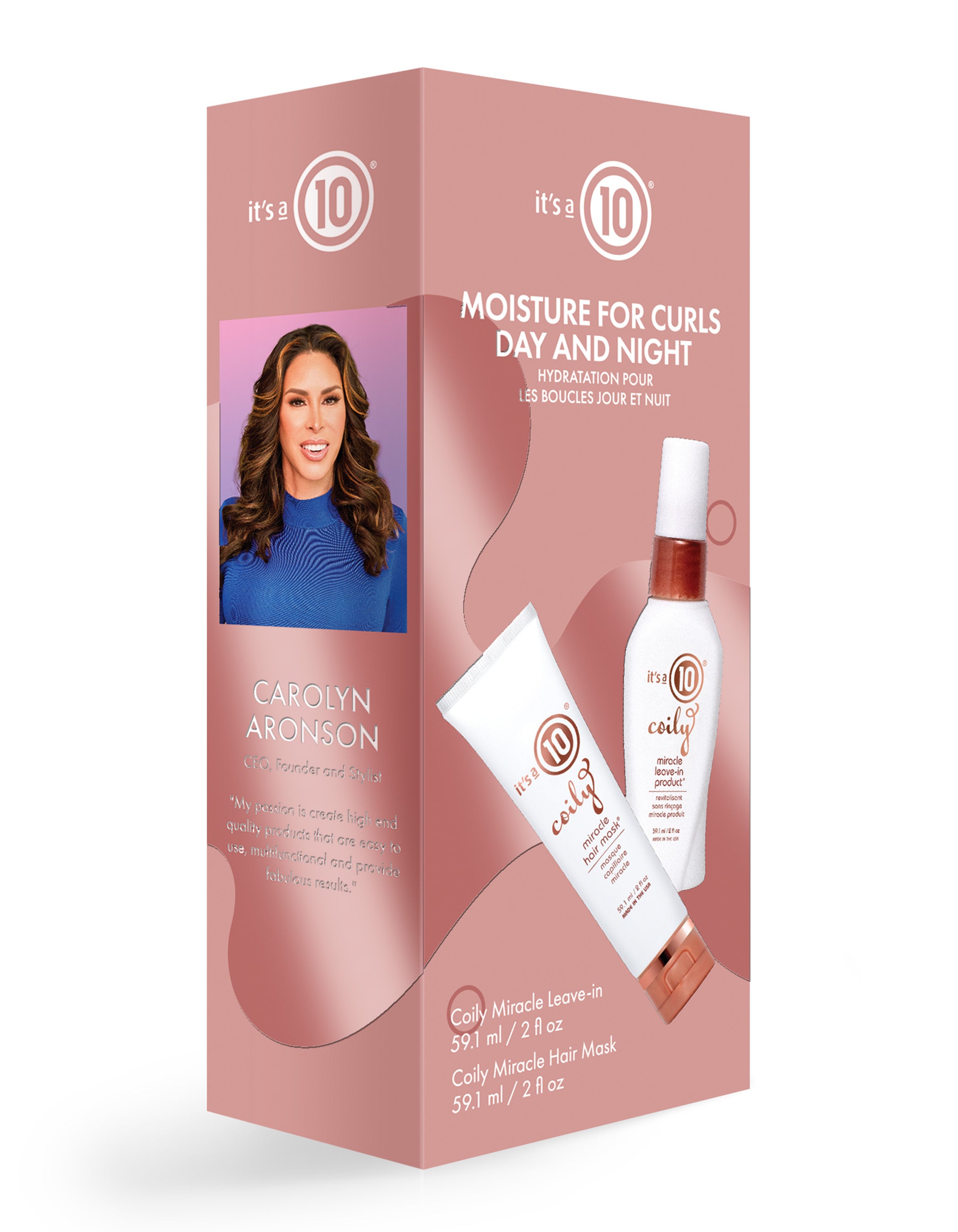 It's a 10 Miracle Coily Moisture Duo Kit ricci 2x2 oz idratazione