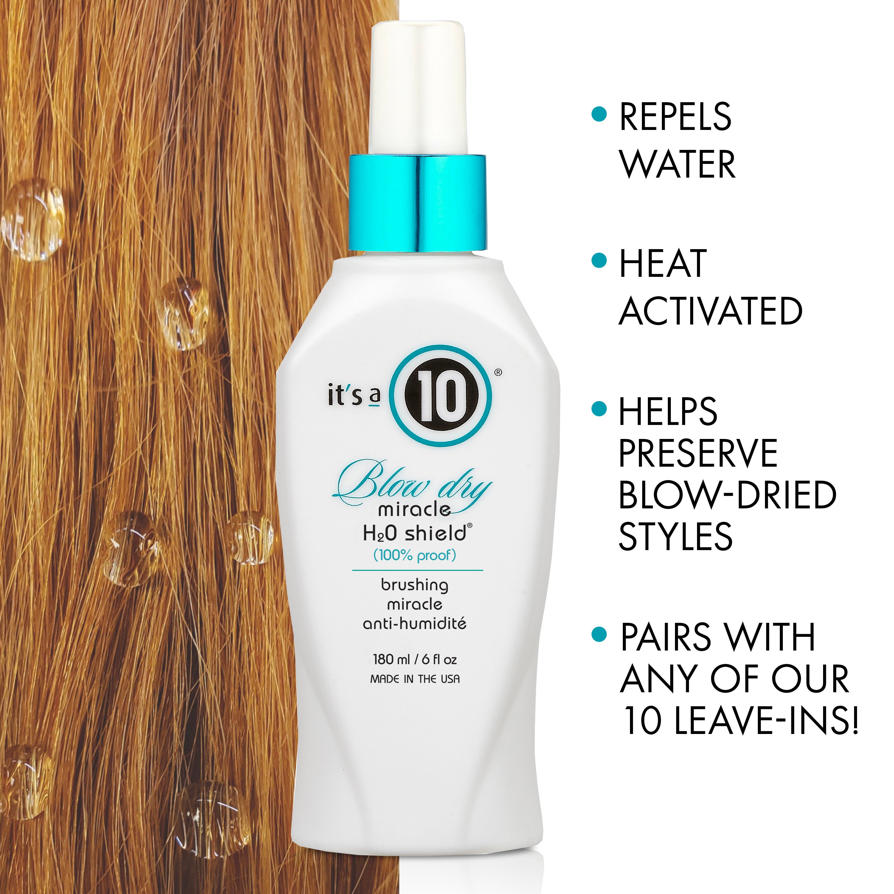 It's a 10 Miracle Blow Dry H20 Shield spray anticrespo 177 ml umidità