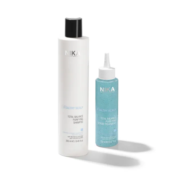 Nika Total Balance kit routine forfora e cute oleosa