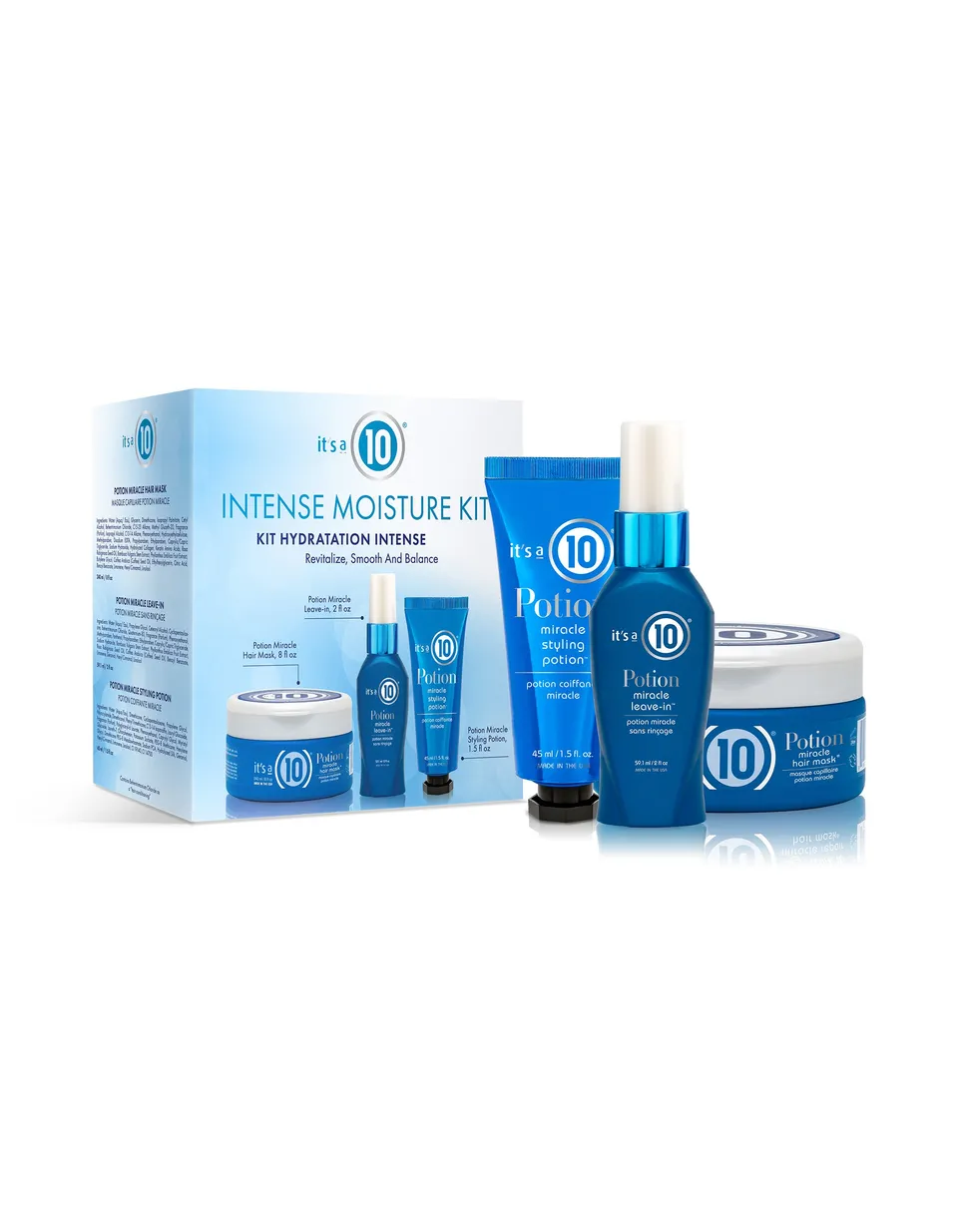 It's a 10 Potion Intense Moisture Kit capelli 3 pezzi idratante