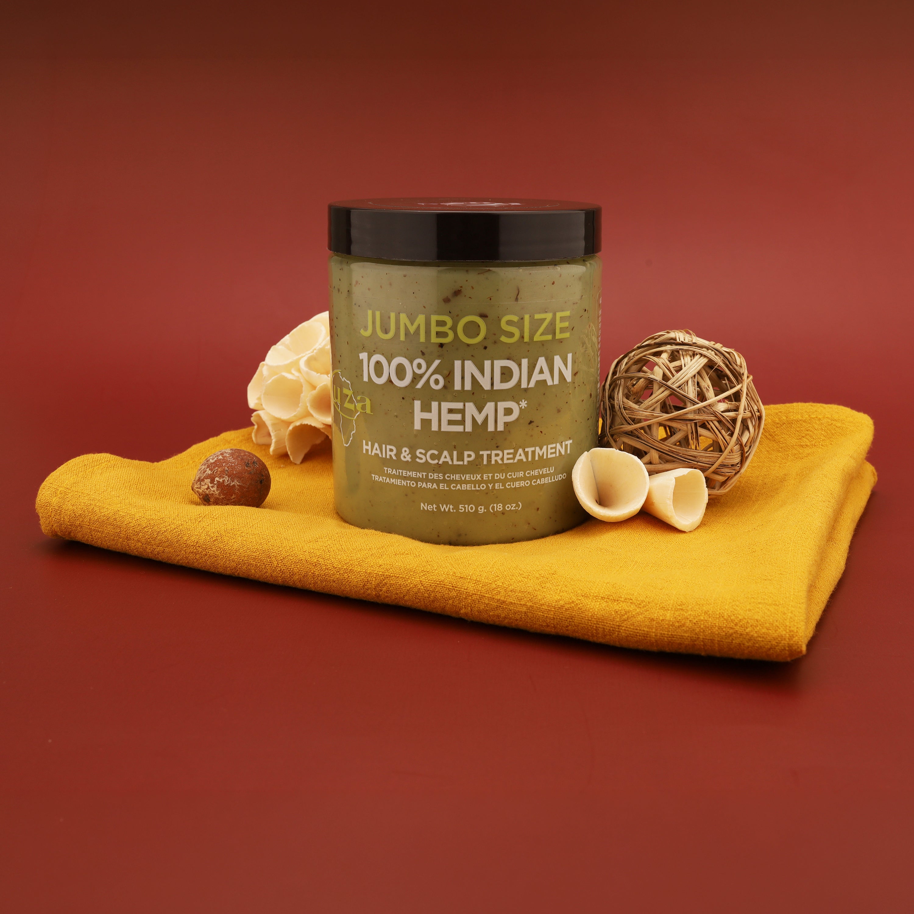 Kuza Indian Hemp trattamento capelli 510 g idratante