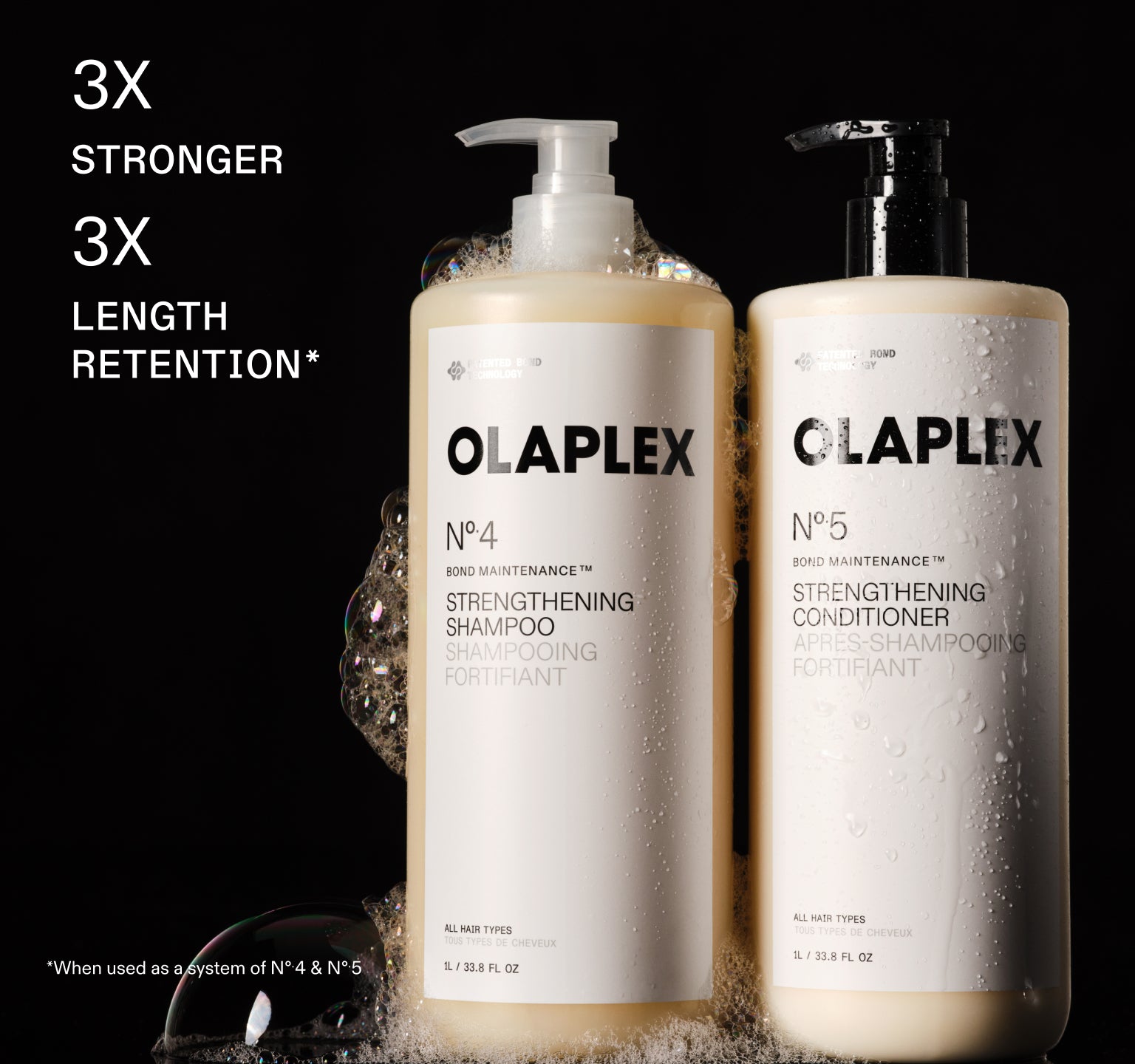 Olaplex Biggest Bestsellers set shampoo N.4 + balsamo N.5 da 1 litro