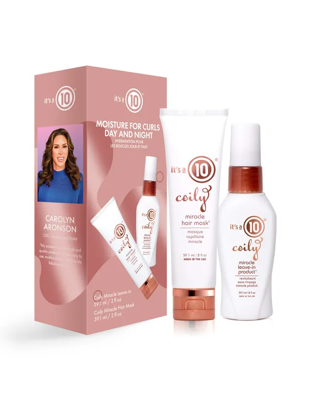 It's a 10 Miracle Coily Moisture Duo Kit ricci 2x2 oz idratazione