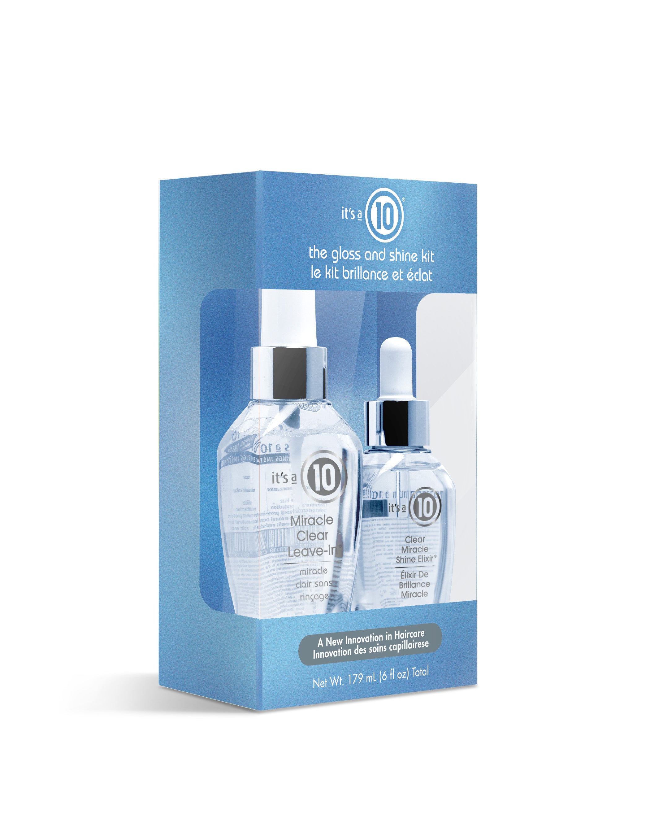 It's a 10 Gloss and Shine Kit capelli luminosi 2 pezzi