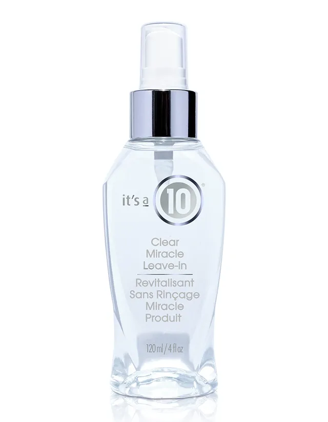 It's a 10 Clear Miracle Leave-In spray vegano