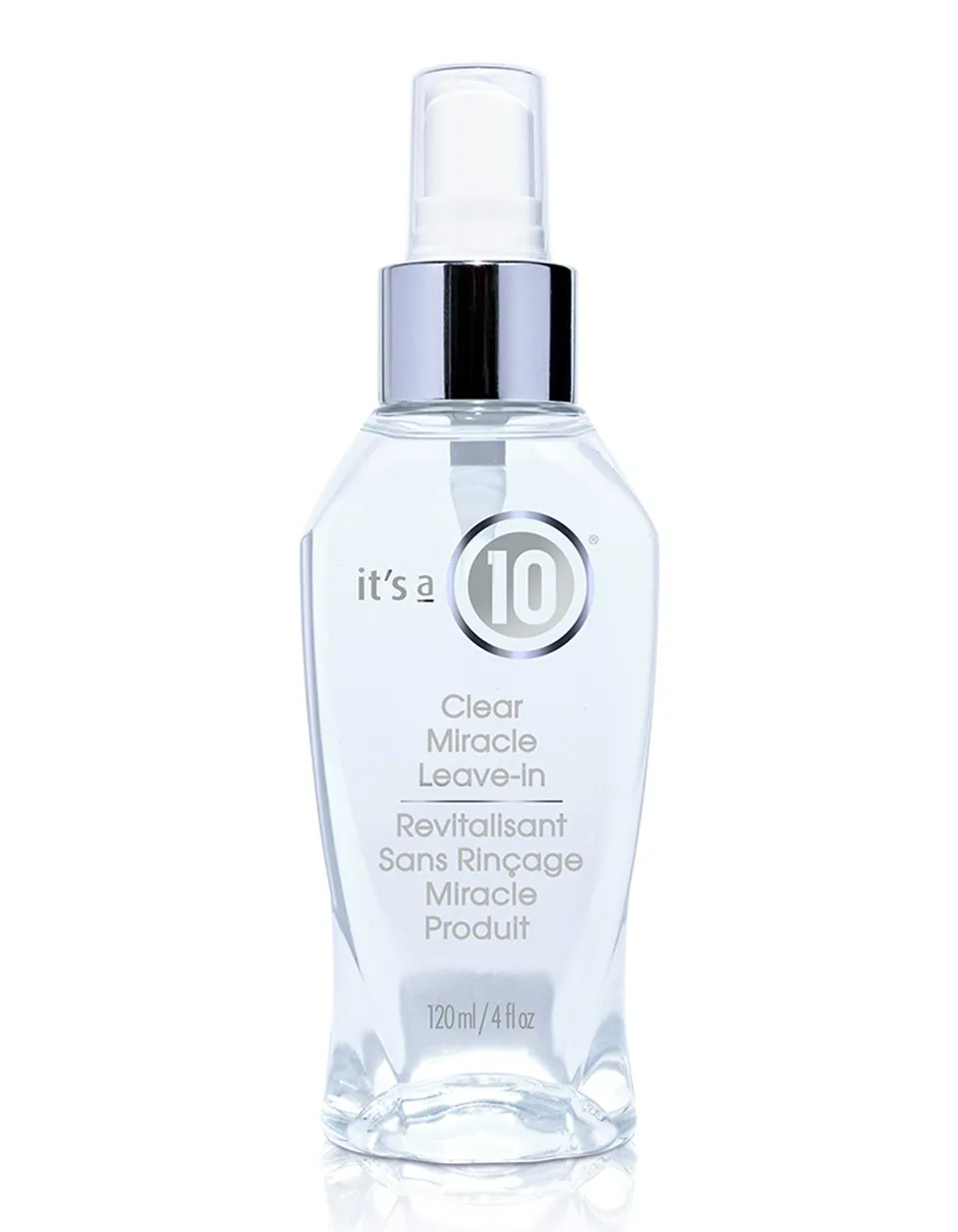 It's a 10 Clear Miracle Leave-In spray vegano