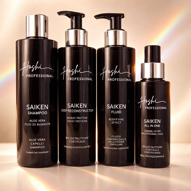 Hoshi Saiken Kit Ricostruzione capelli fini 4 pezzi