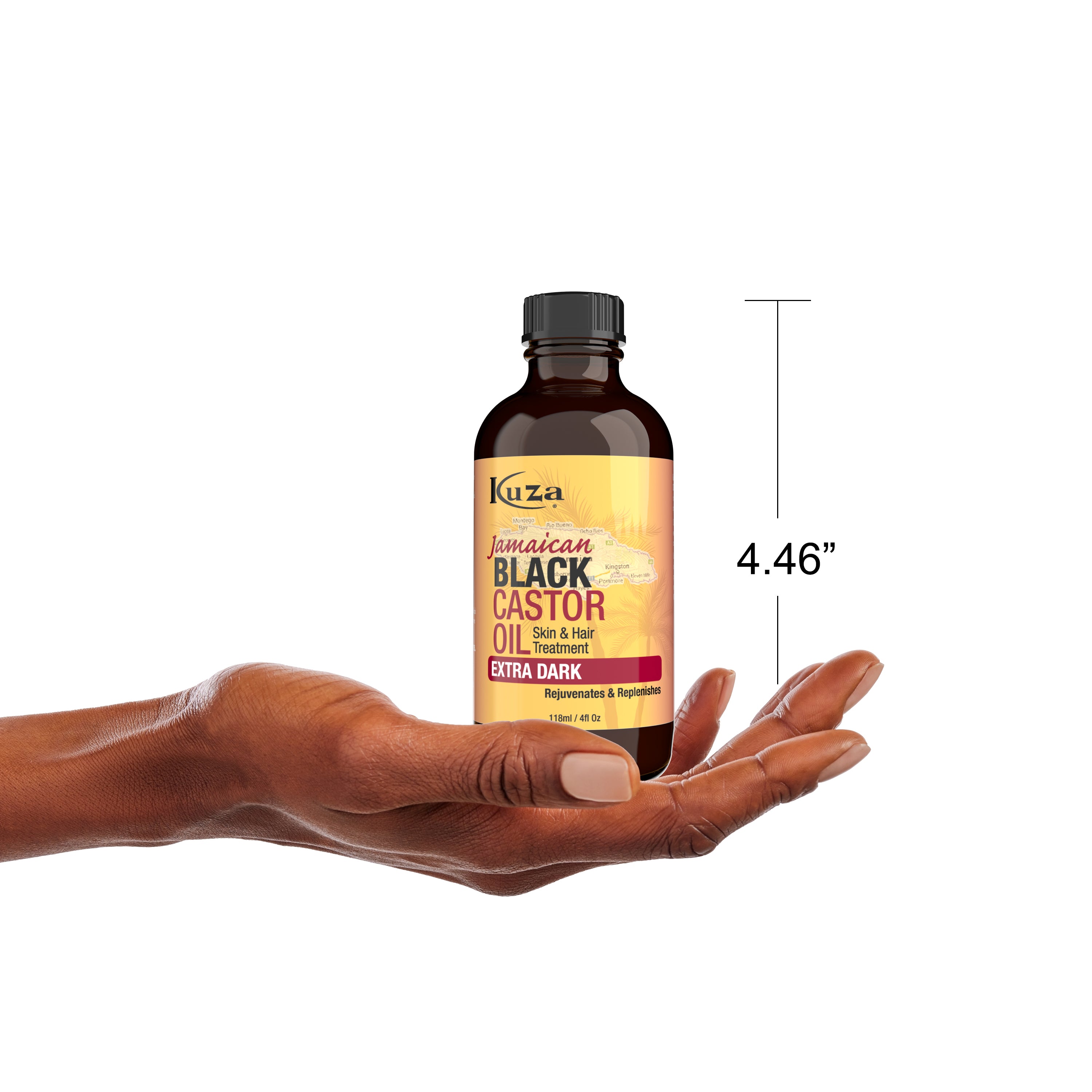 Kuza Jamaican Black Castor Oil Treatment olio capelli extra dark 118 ml