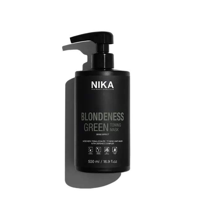 Nika Blondeness Toning Mask Green Maschera  be natural beige
