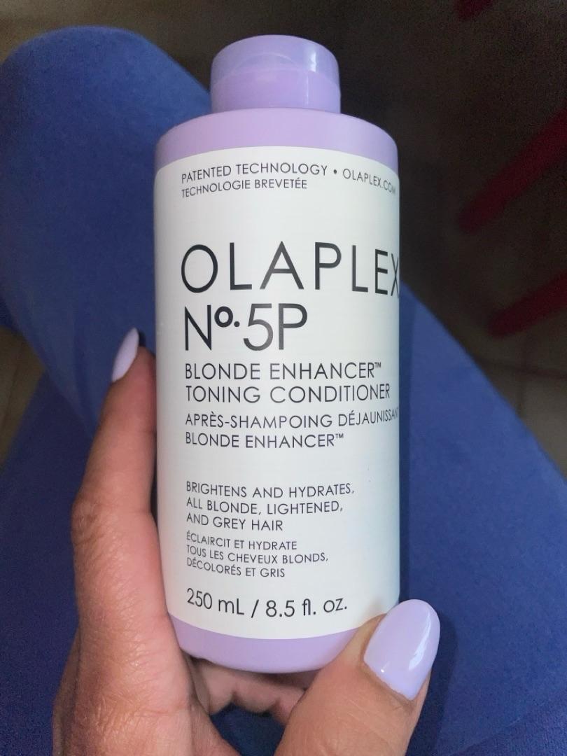 Olaplex Blonde Enhancer set shampoo balsamo viola luminoso