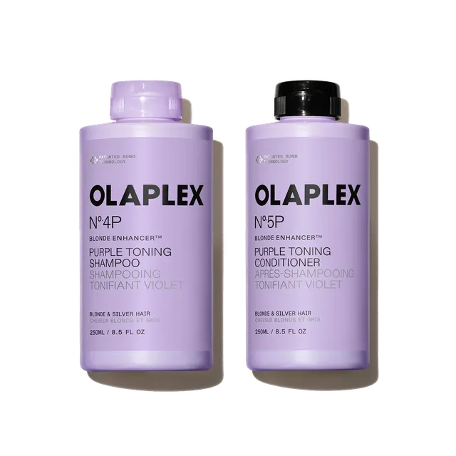 Olaplex Blonde Enhancer set shampoo balsamo viola luminoso
