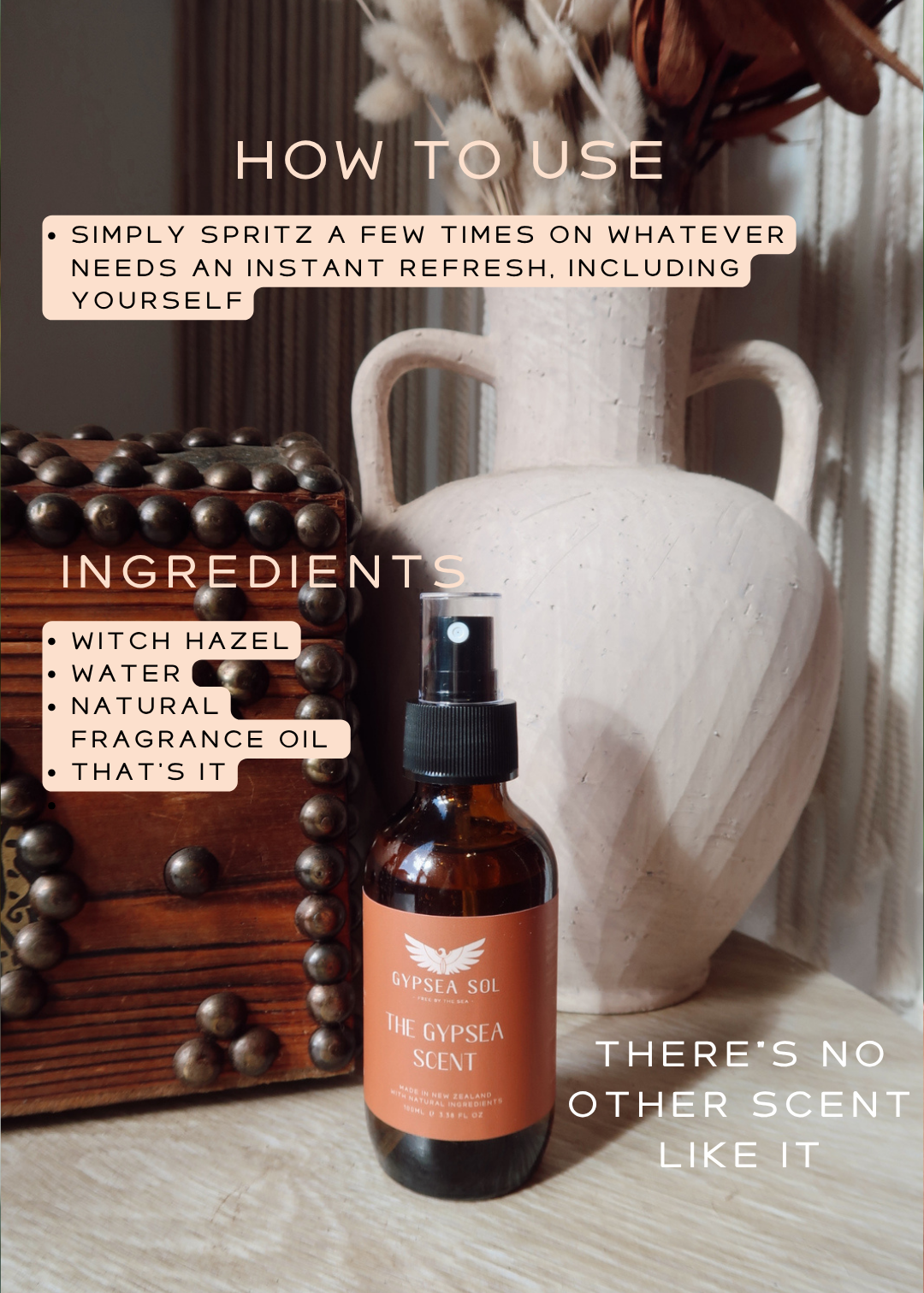 Gypsea Sol The Gypsea Scent spray profumato dolce tropicale