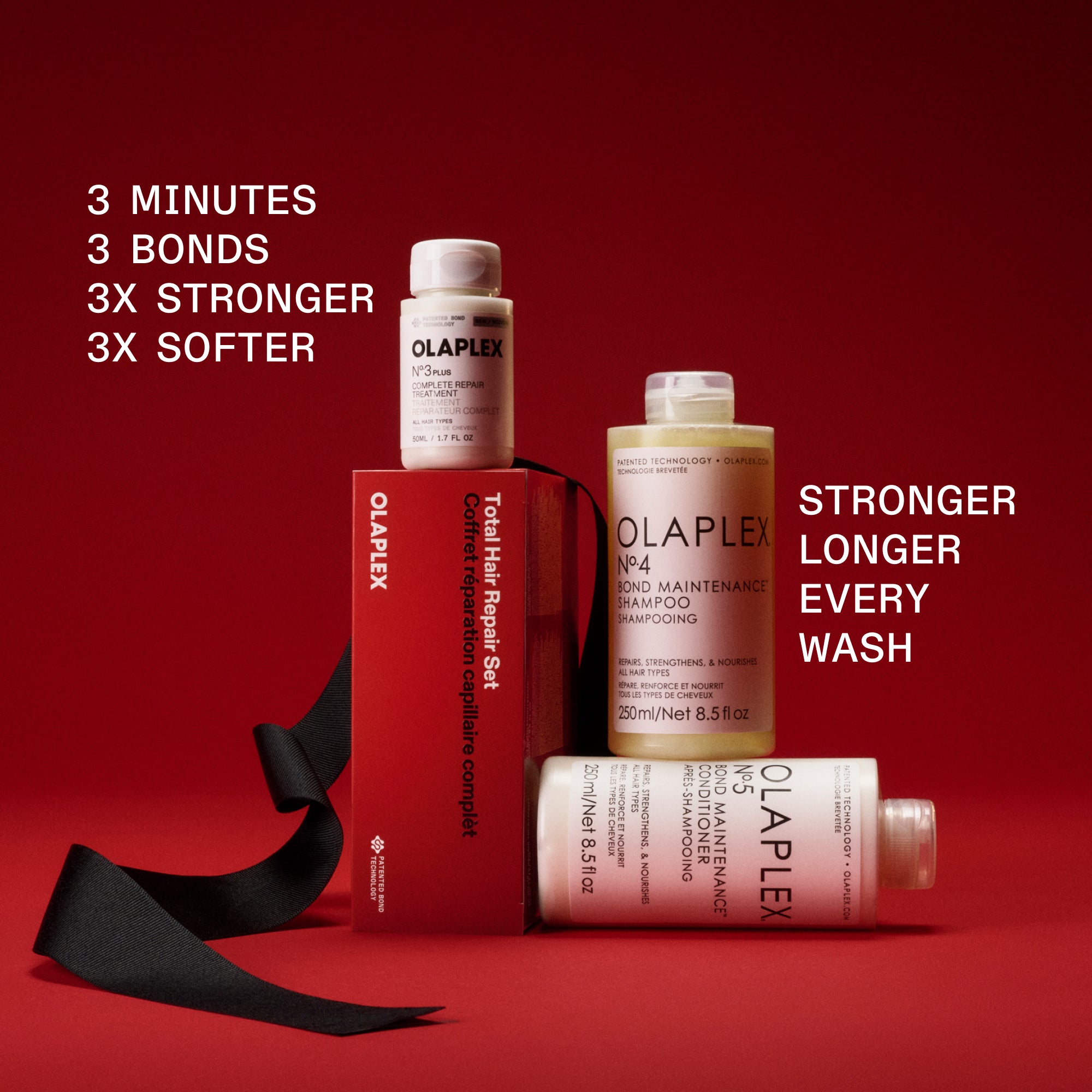 Olaplex Total Hair Repair Set capelli N°.3PLUS+N°.4+N°.5