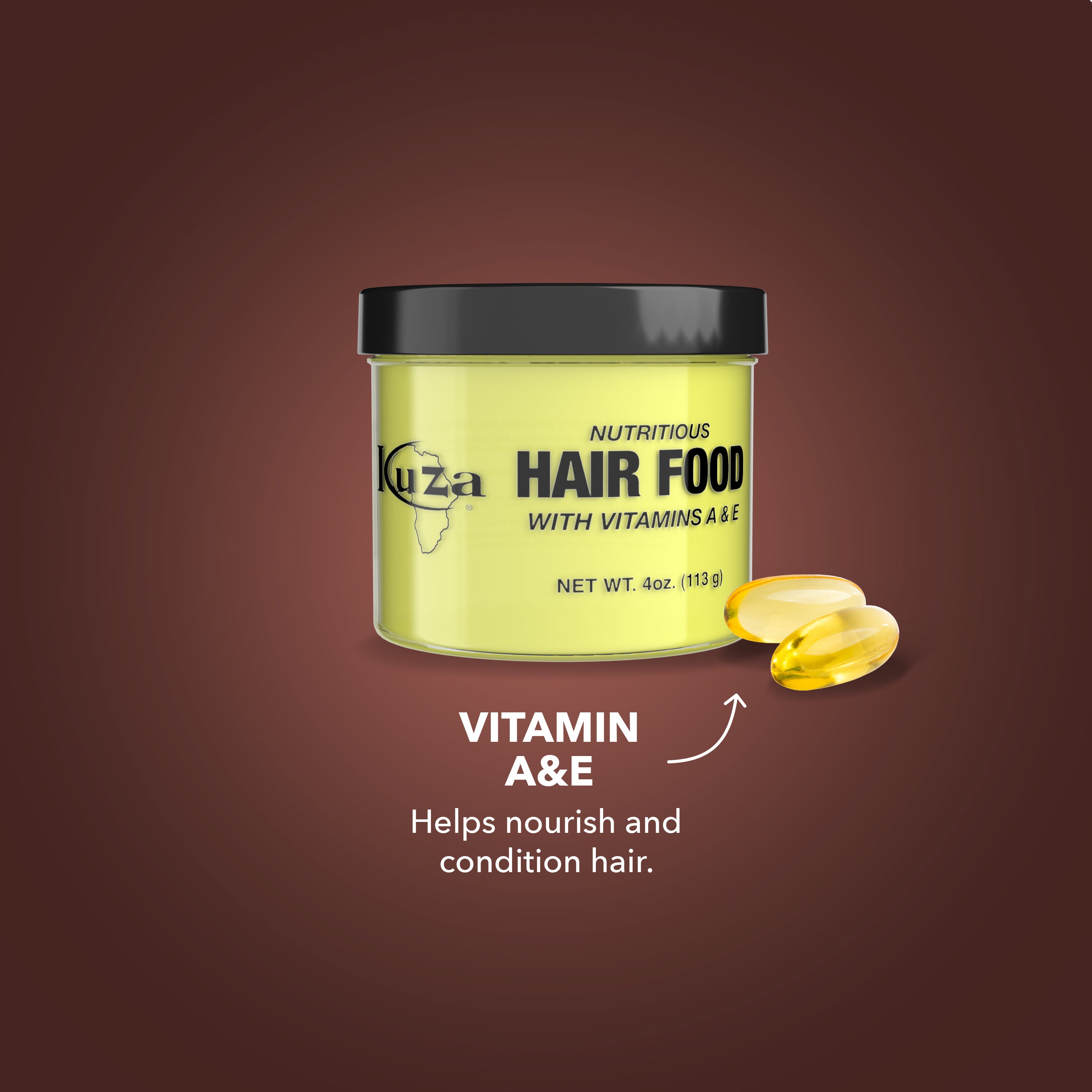 Kuza Nutritious Hair Food capelli vitamine A E 113 g riparatore