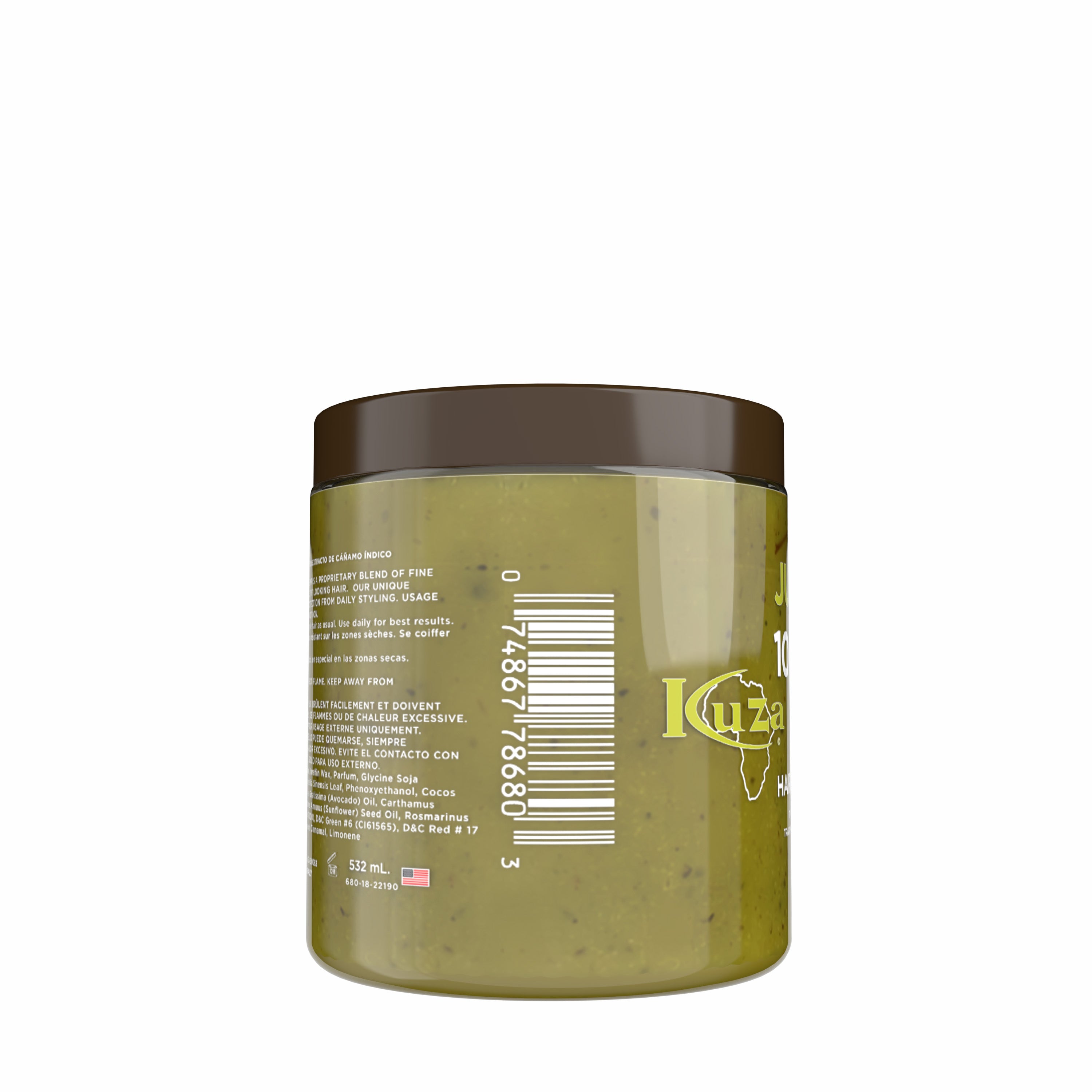 Kuza Indian Hemp trattamento capelli 510 g idratante