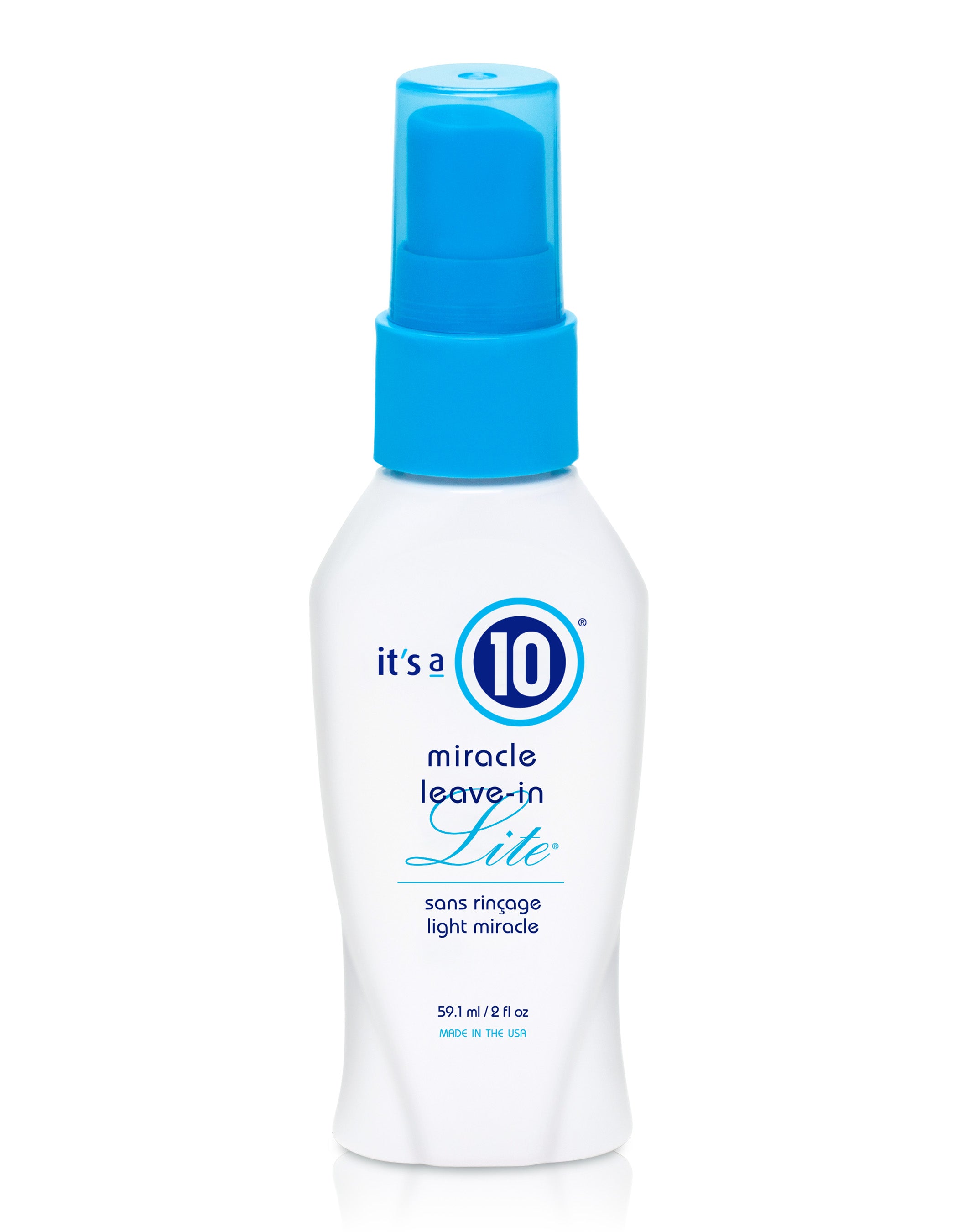 It's a 10 Miracle Leave-In Lite spray leave-in 118 ml capelli fini