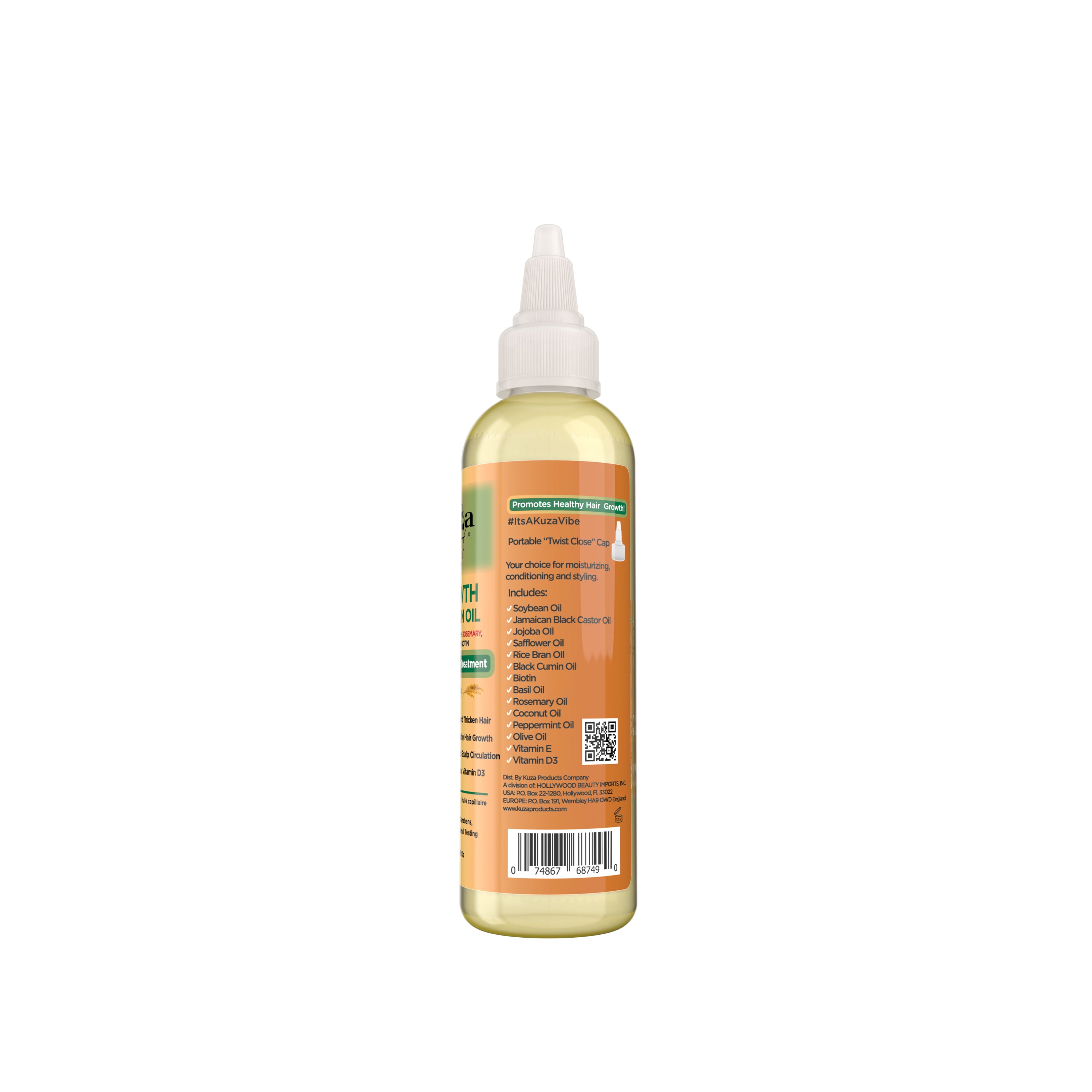 Kuza Growth Premium Oil olio capelli 118 ml crescita