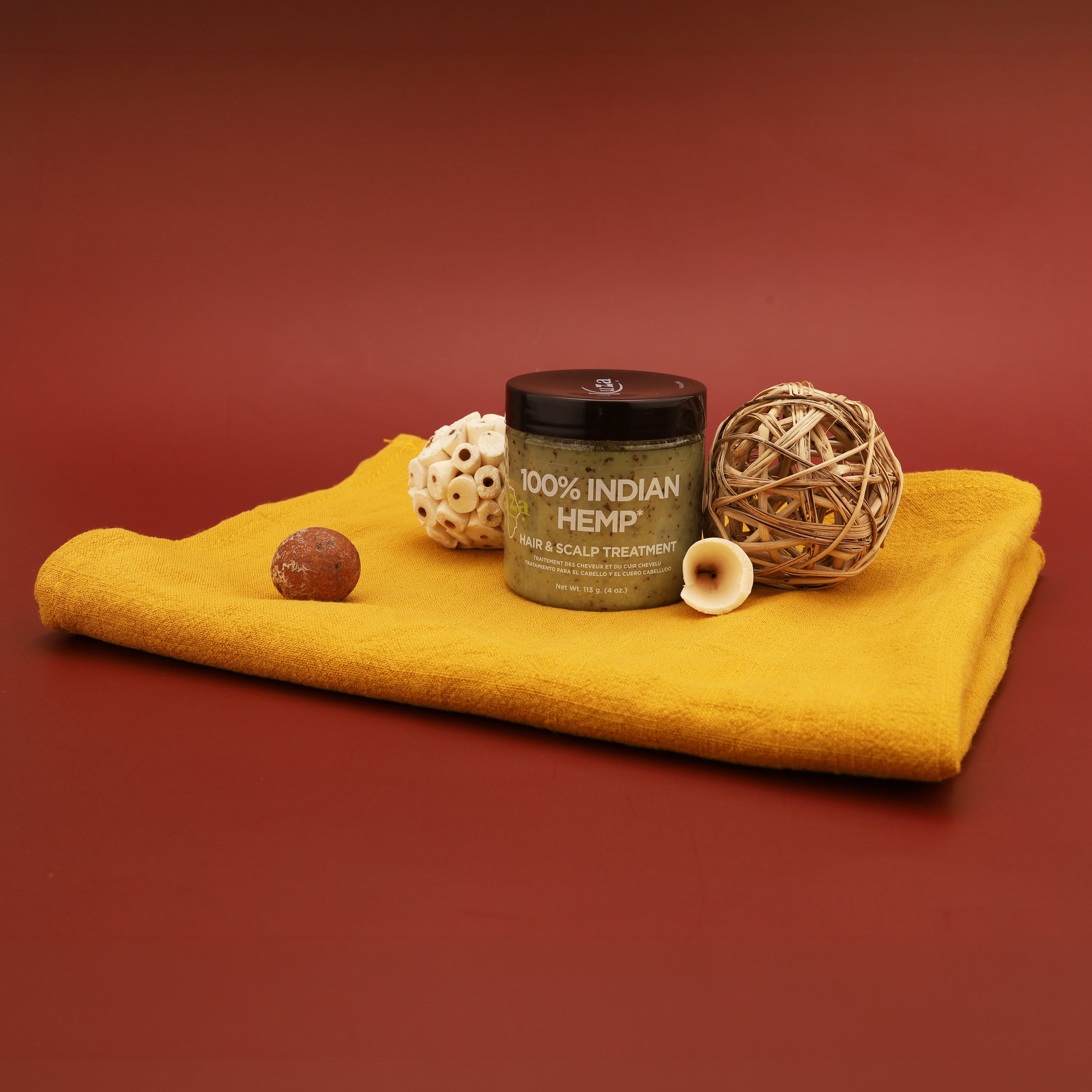 Kuza Indian Hemp trattamento capelli 4 oz cute secca