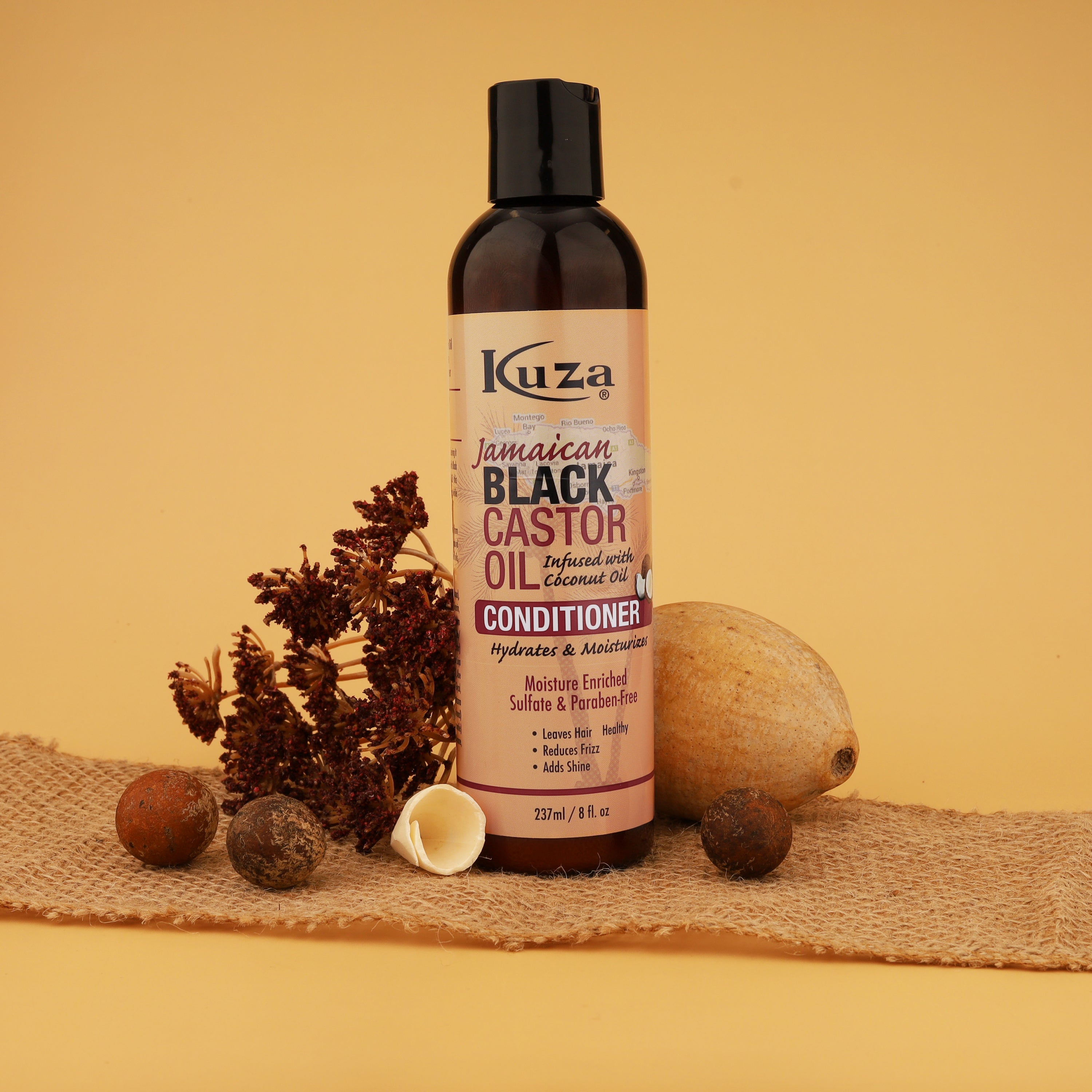 Kuza Jamaican Black Castor Oil balsamo 236 ml anticrespo
