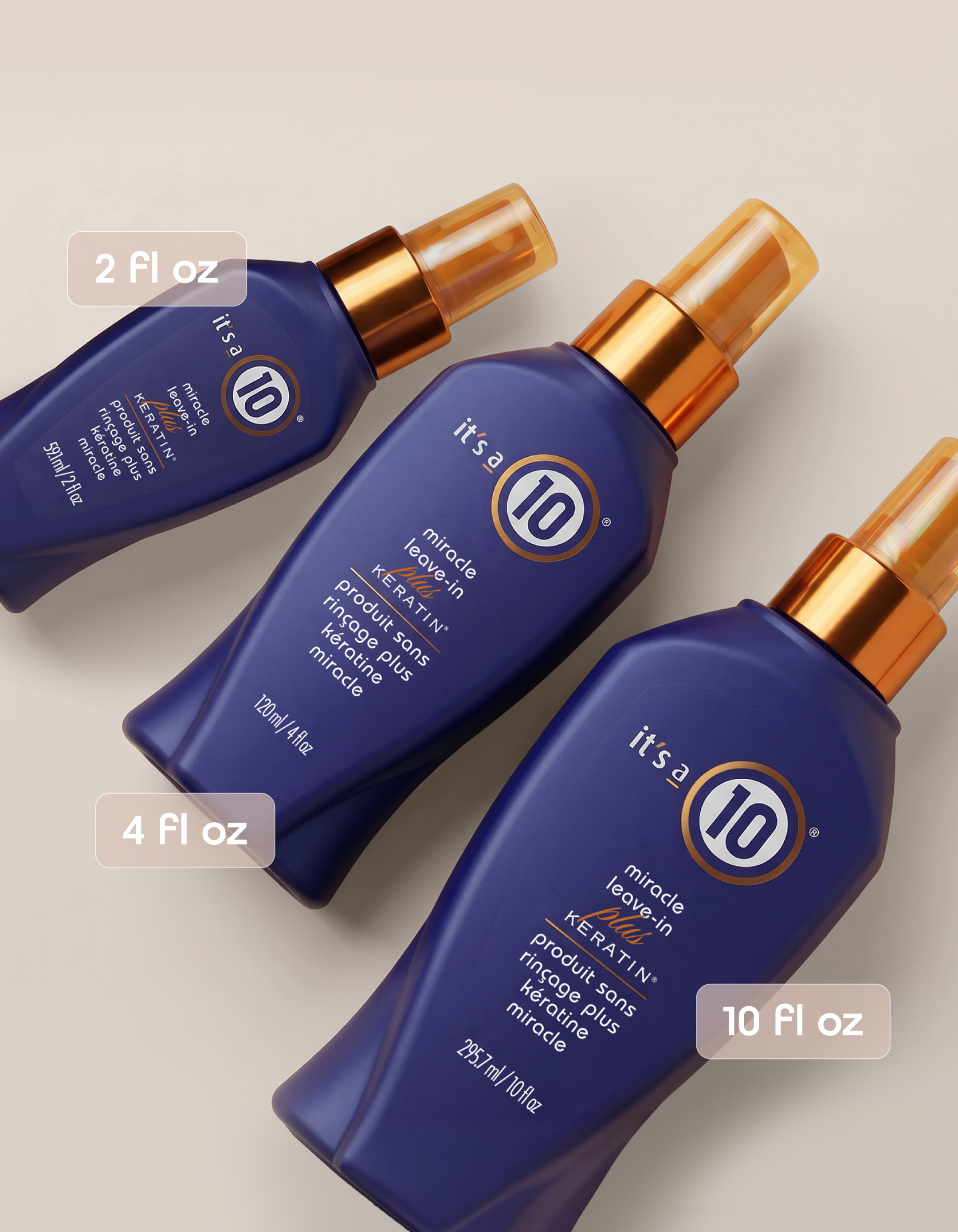 It's a 10 Miracle Leave-In Plus Keratin spray 10 oz cheratina