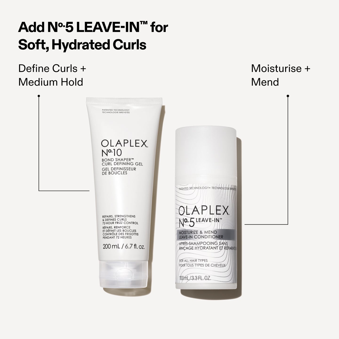 Olaplex N°10 Bond Shaper gel ricci tenuta flessibile