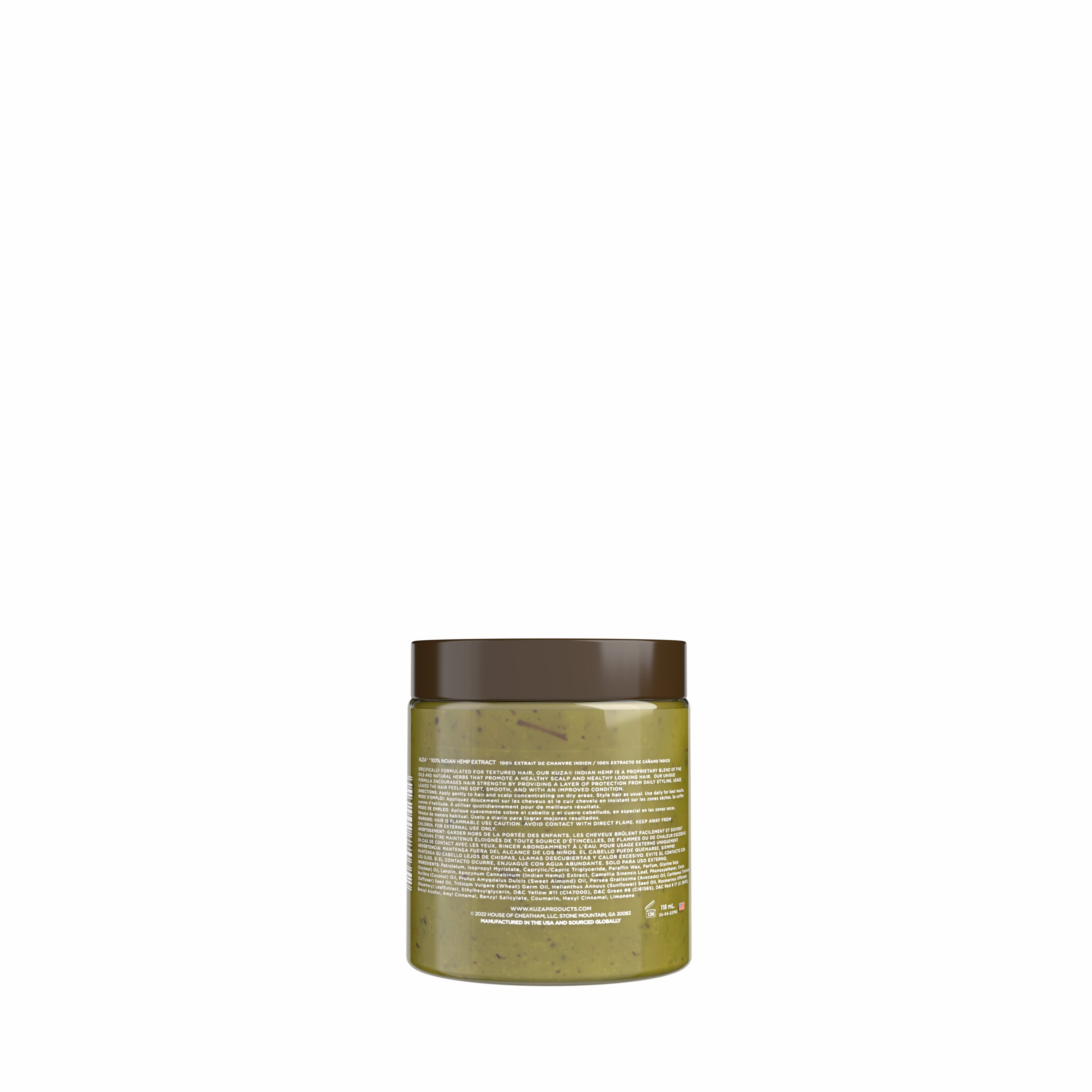 Kuza Indian Hemp trattamento capelli 4 oz cute secca