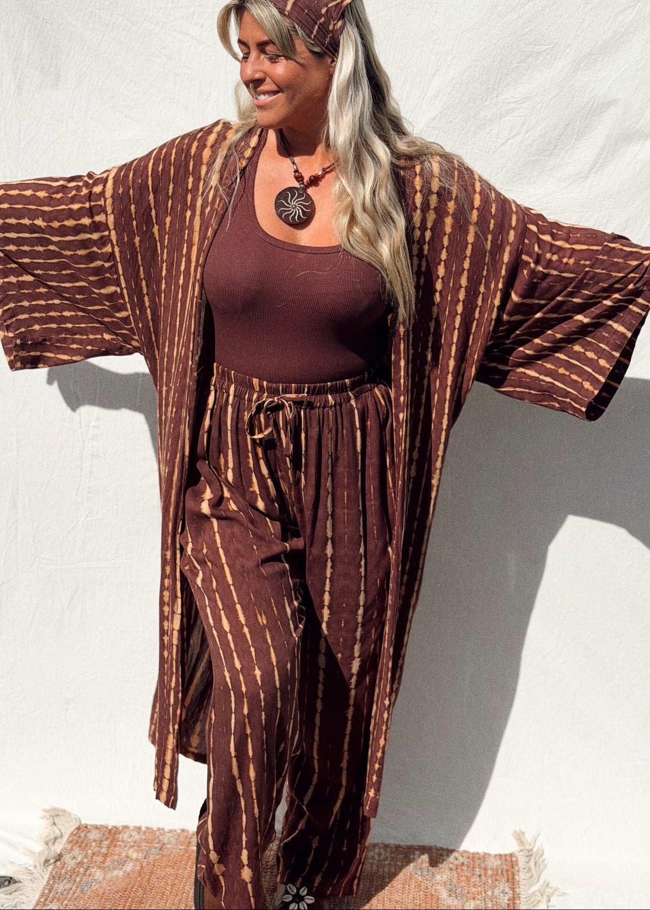 Gypsea Sol Wild Wanderer pantaloni larghi taglia S