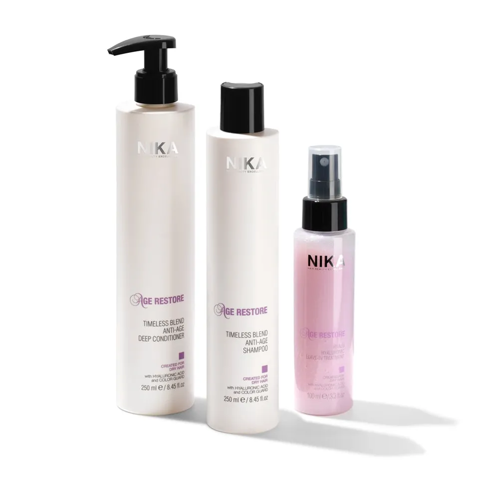 Nika Age Restore kit routine capelli secchi idratante