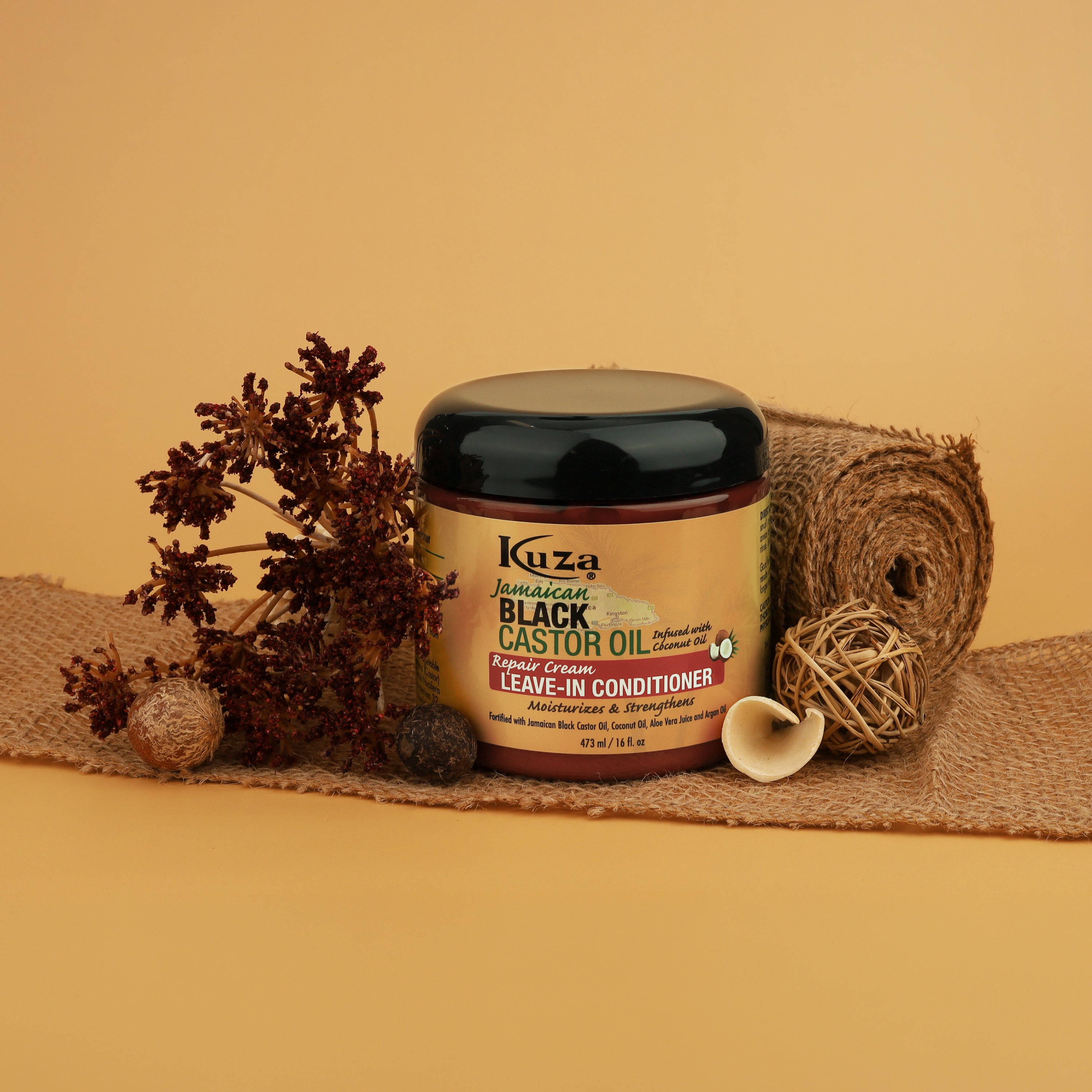 Kuza Jamaican Black Castor Oil balsamo leave-in 15 oz