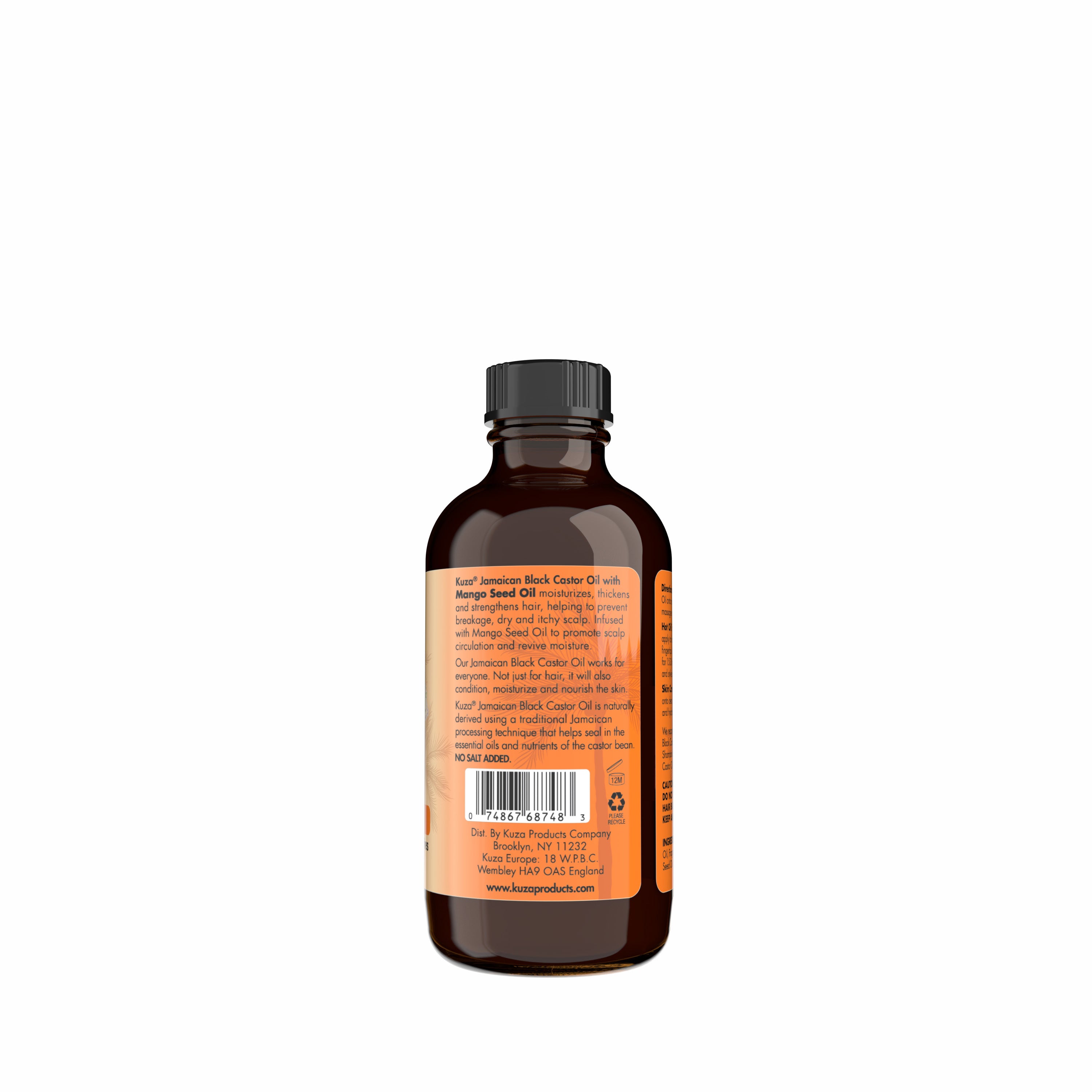 Kuza Jamaican Black Castor Oil Treatment olio capelli mango 118 ml cute