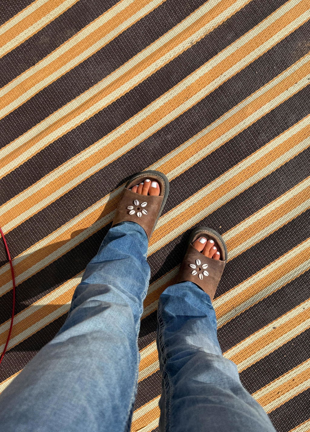 Gypsea Sol The Gypsea Soles sandali pelle marrone