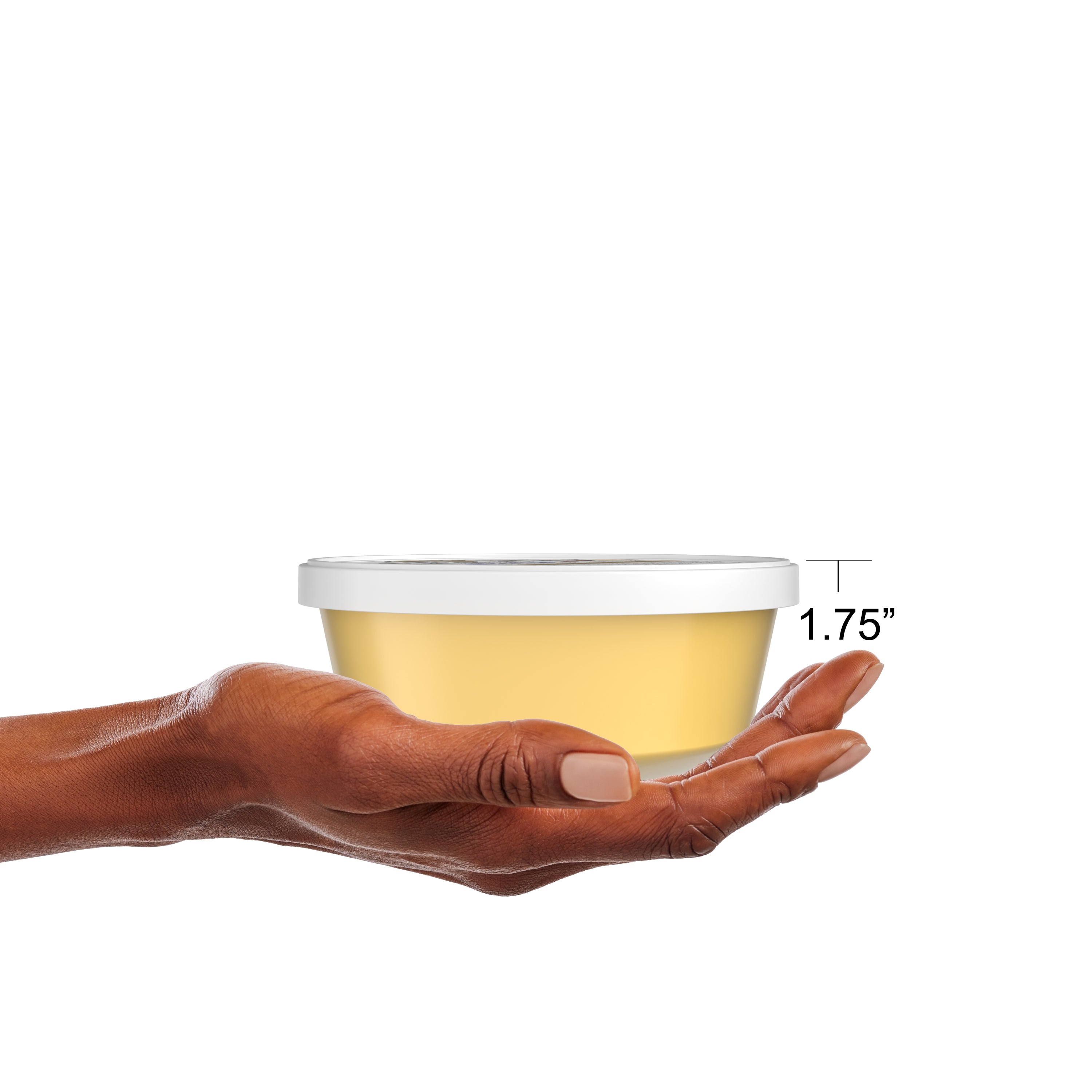 Kuza African Shea Butter burro karitè 8 oz giallo solido