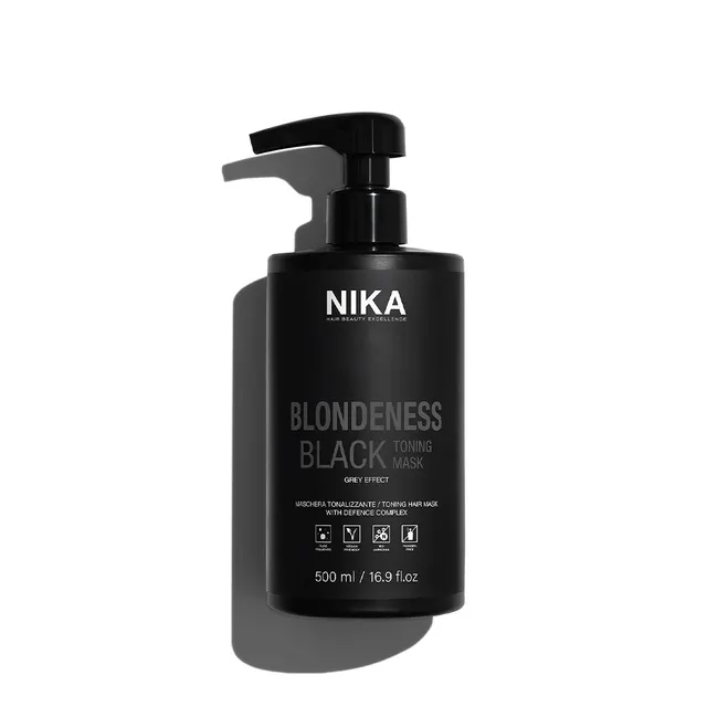 Nika Blondeness Black maschera tonalizzante silver intenso