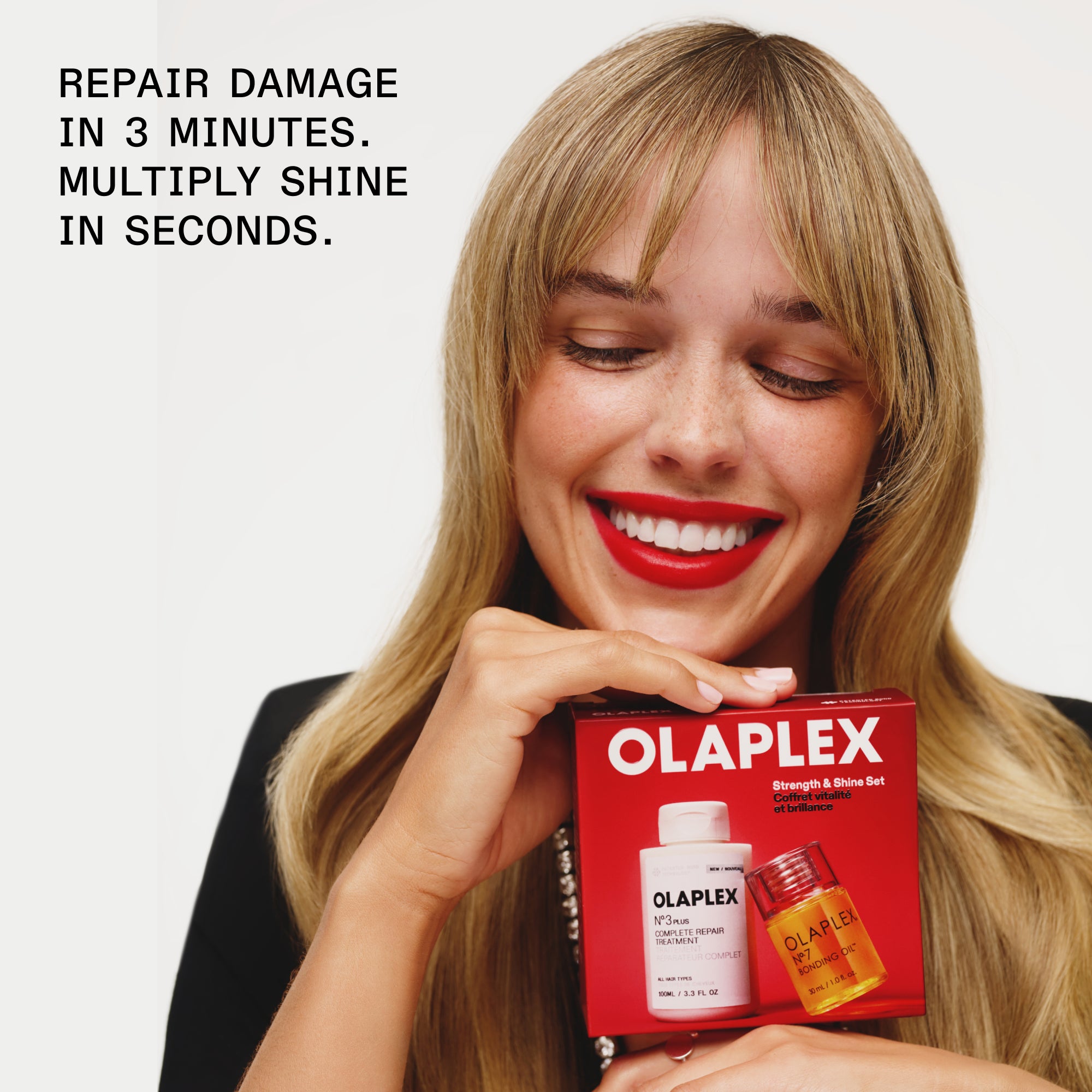 Olaplex Strength & Shine set trattamento N.3Plus 100 ml + olio N.7 30 ml