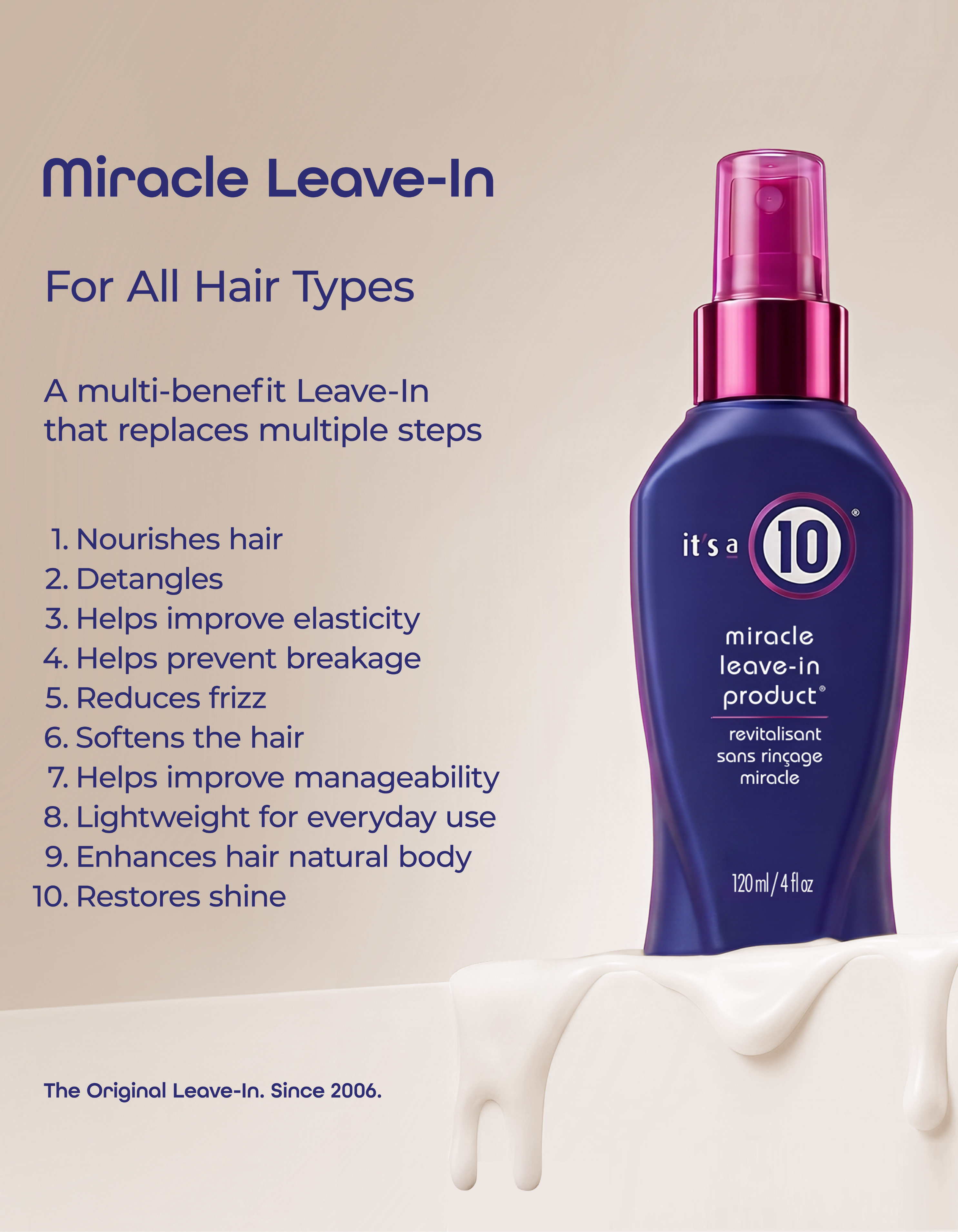 It's a 10 Miracle Leave-In Spray 120 ml districante